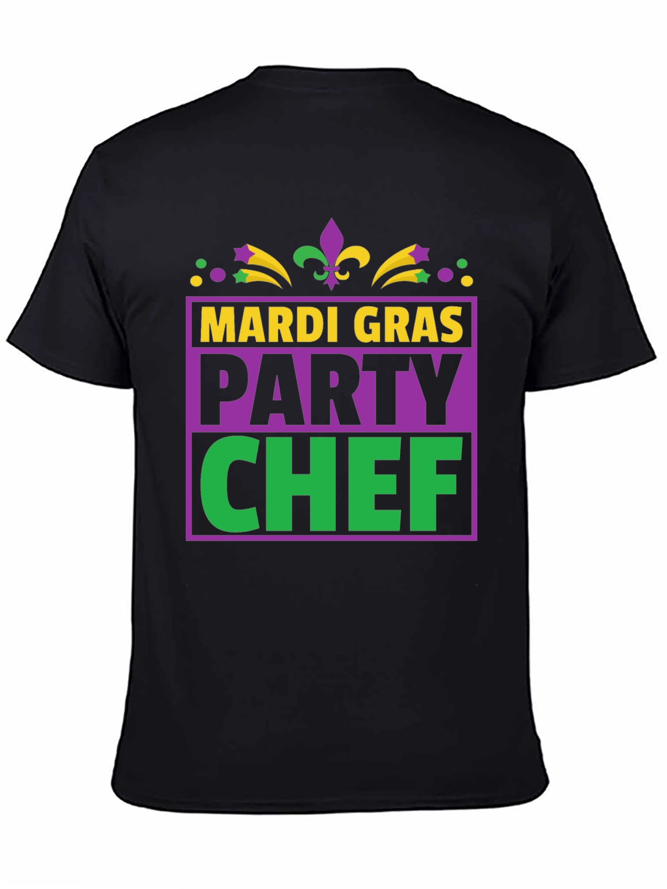 Mardi Gras Party Chef T-Shirt