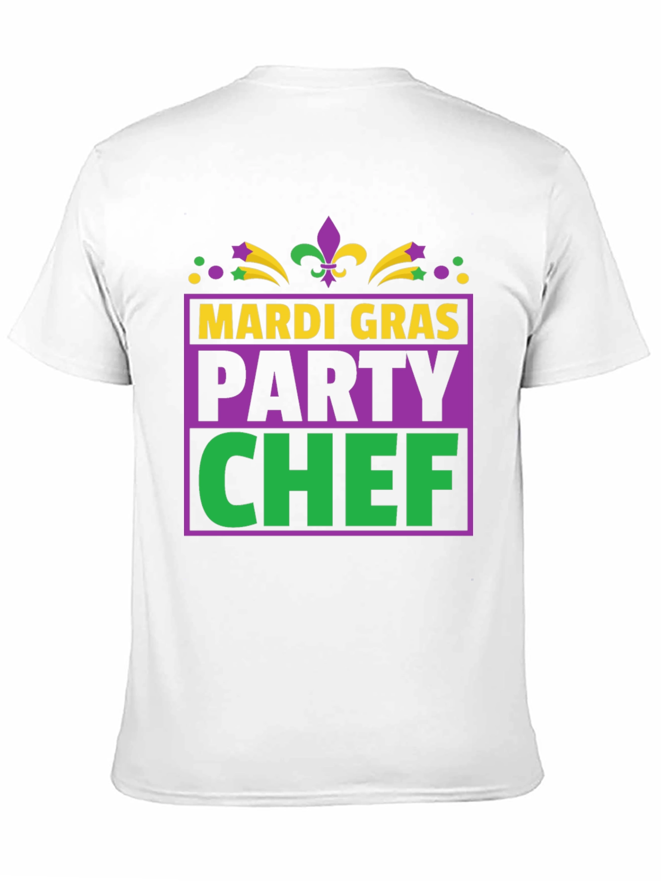 Mardi Gras Party Chef T-Shirt