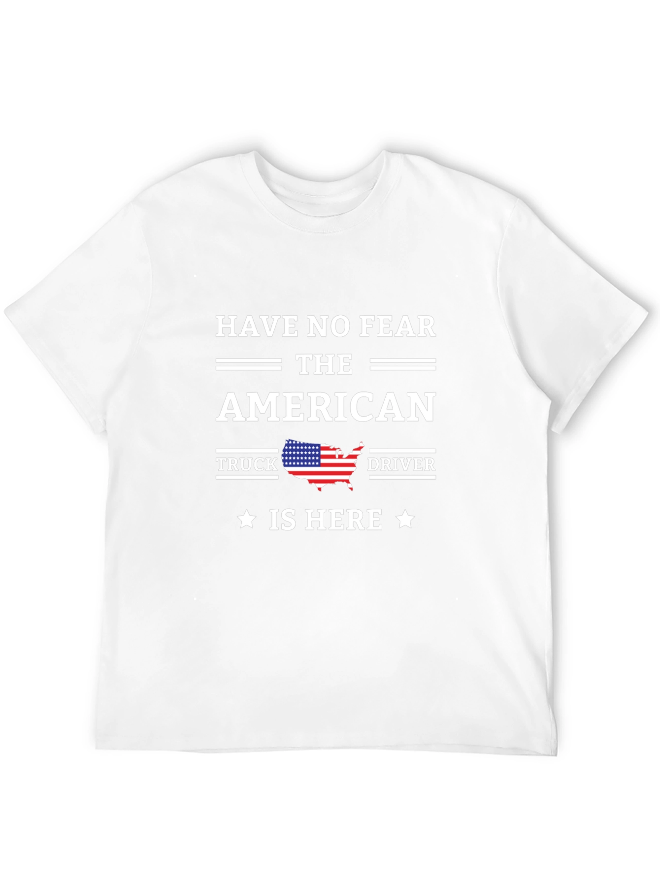 American Truck Driver T-Shirt - Patriotic Pride