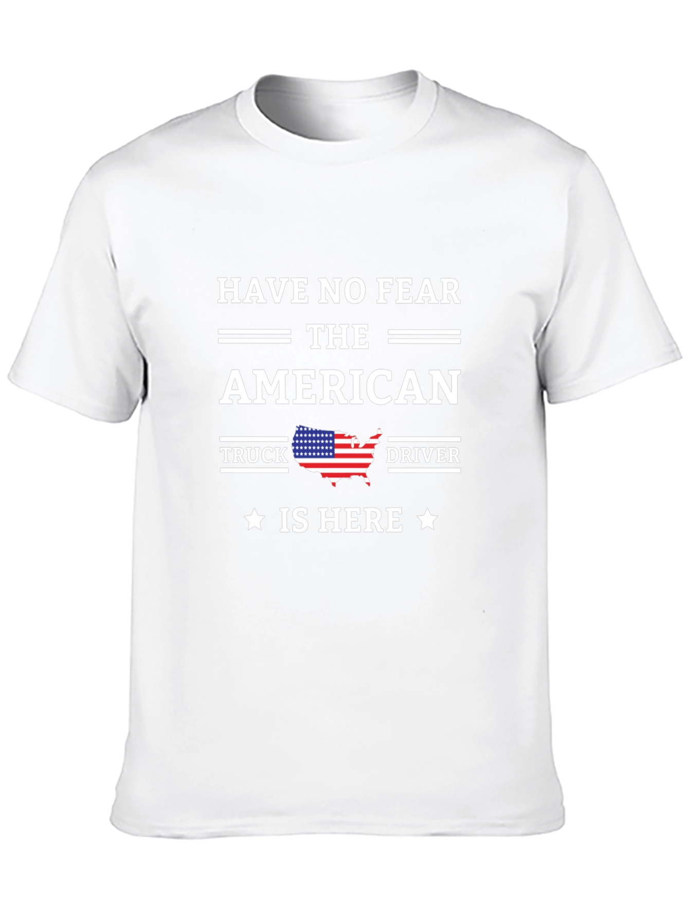 American Truck Driver T-Shirt - Patriotic Pride
