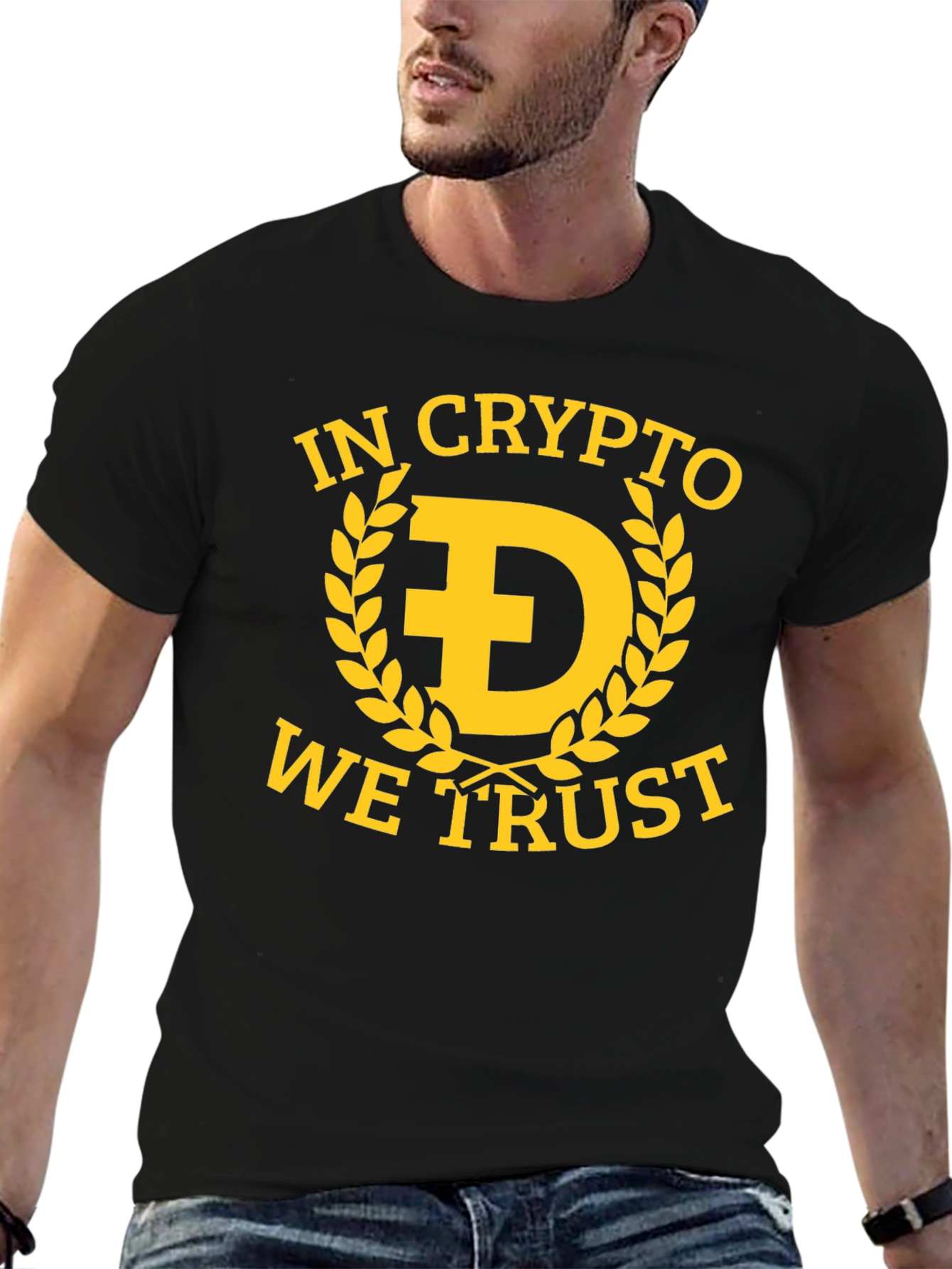 In Crypto We Trust T-Shirt - Dogecoin