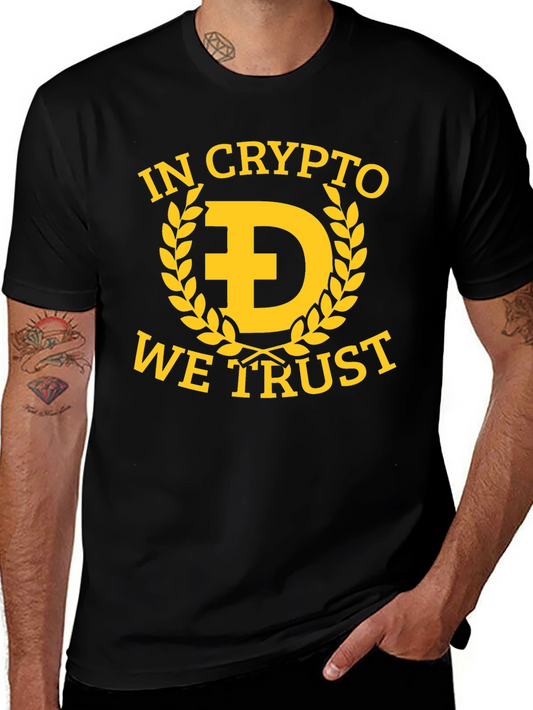 In Crypto We Trust T-Shirt - Dogecoin