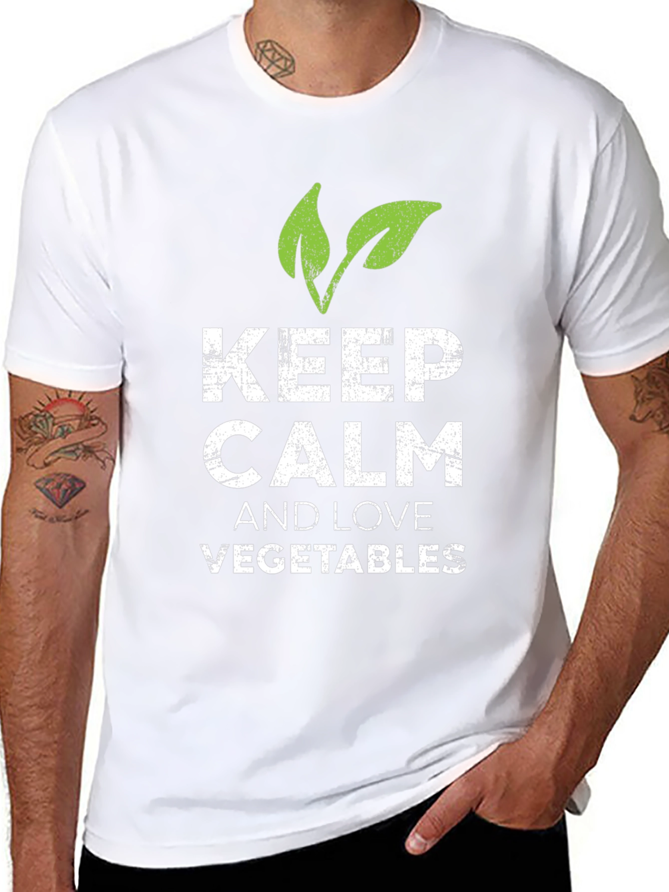 Keep Calm Love Vegetables T-Shirt