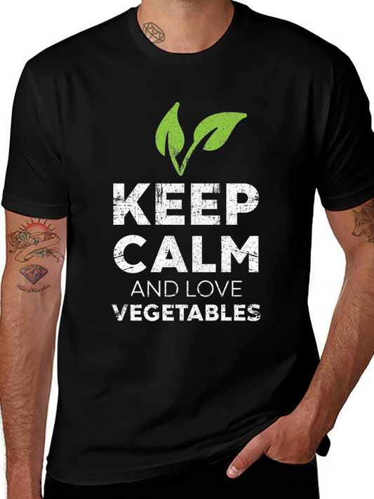 Keep Calm Love Vegetables T-Shirt