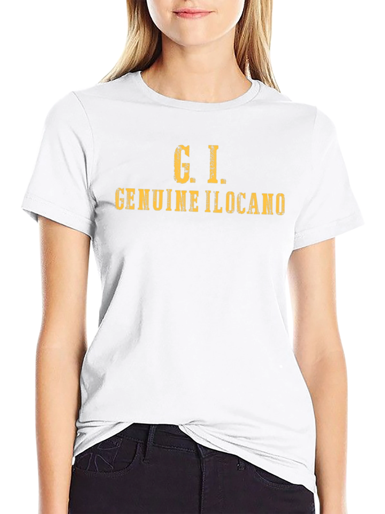 G.I. Genuine Ilocano Black T-Shirt