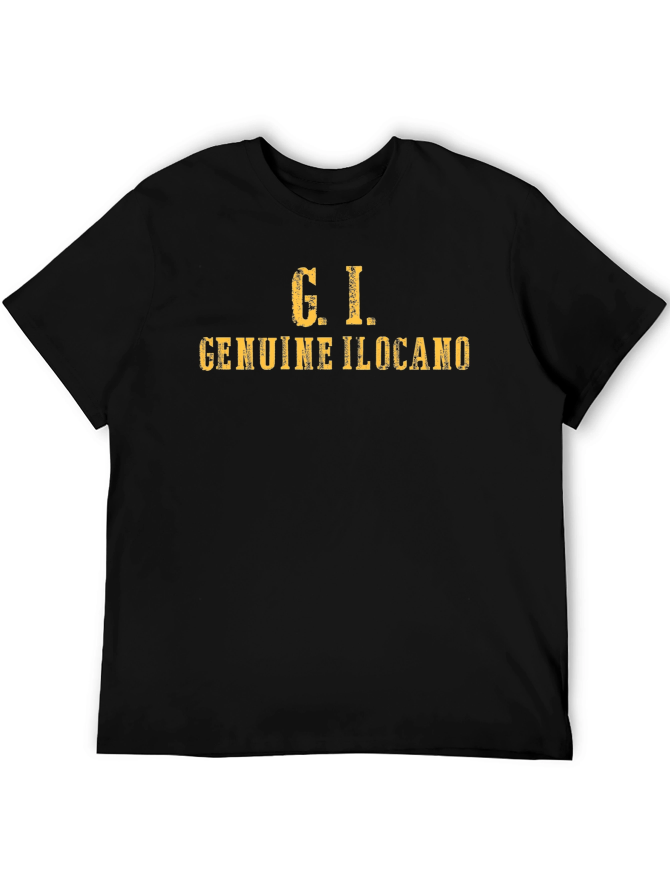 G.I. Genuine Ilocano Black T-Shirt