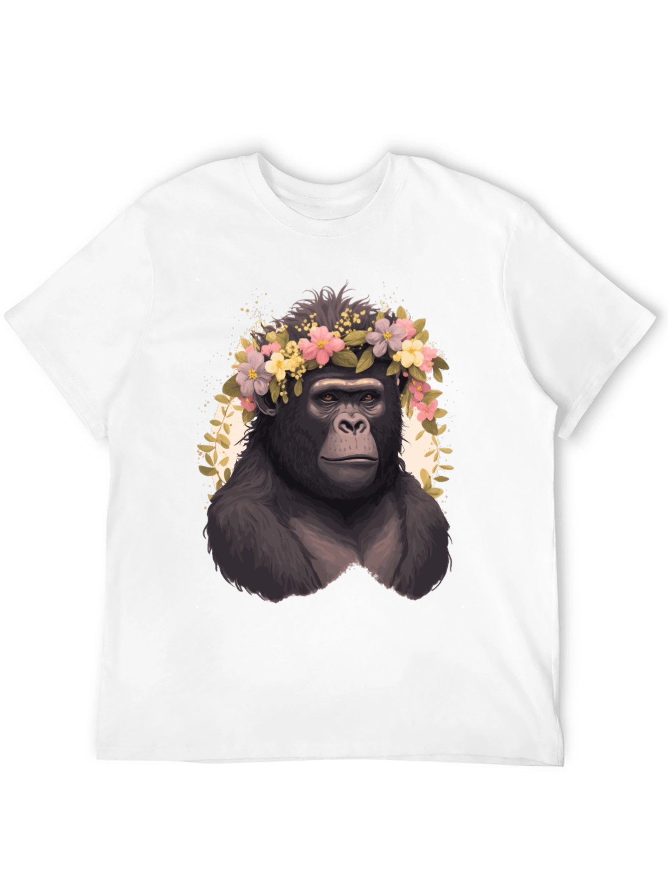 Gorilla Flower Crown T-Shirt