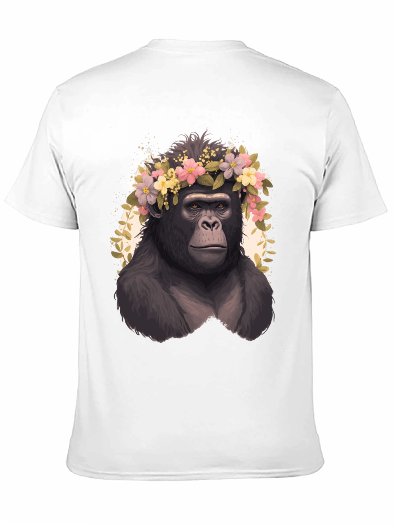 Gorilla Flower Crown T-Shirt