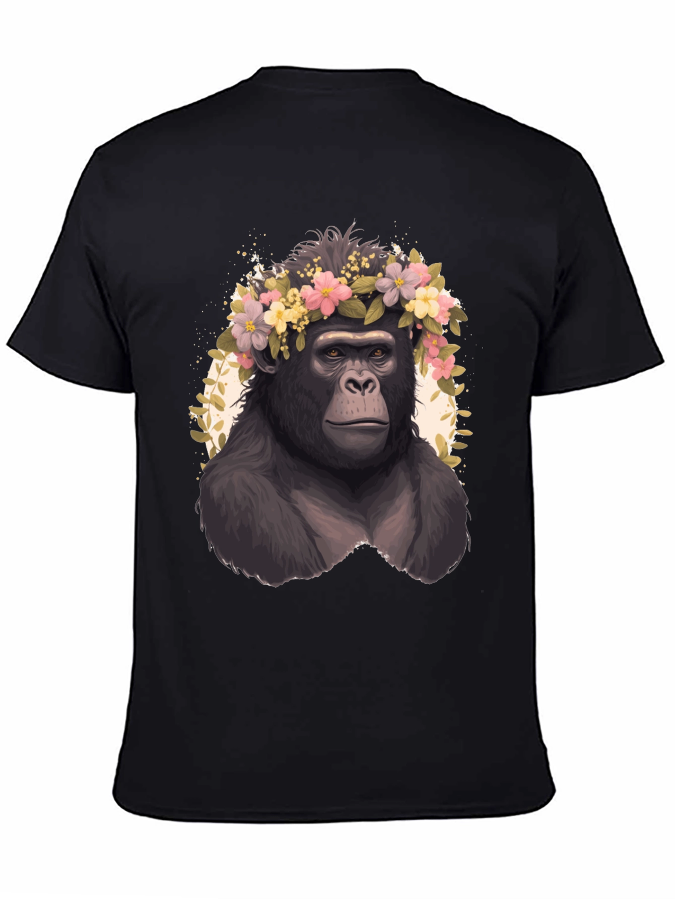 Gorilla Flower Crown T-Shirt