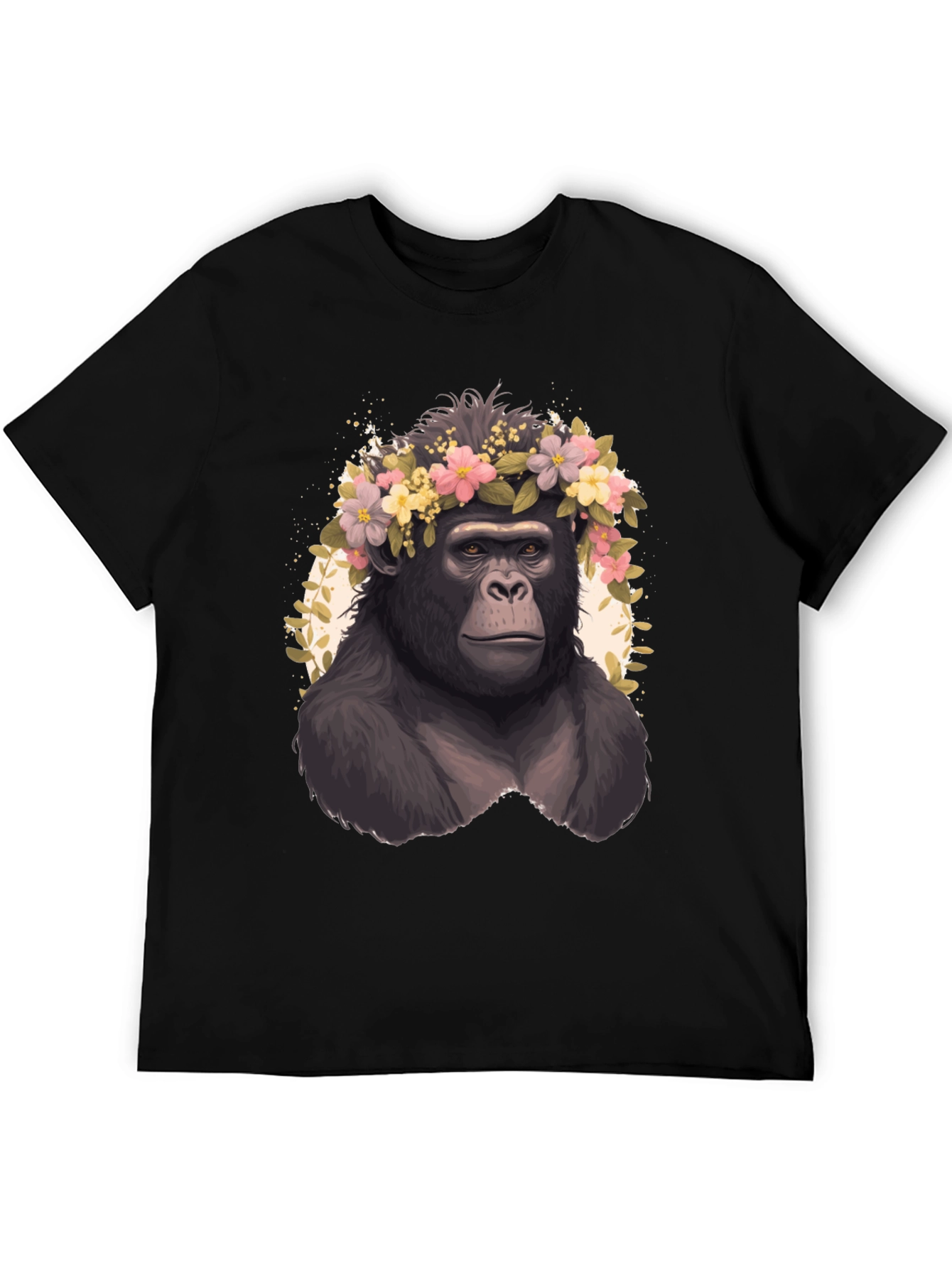 Gorilla Flower Crown T-Shirt