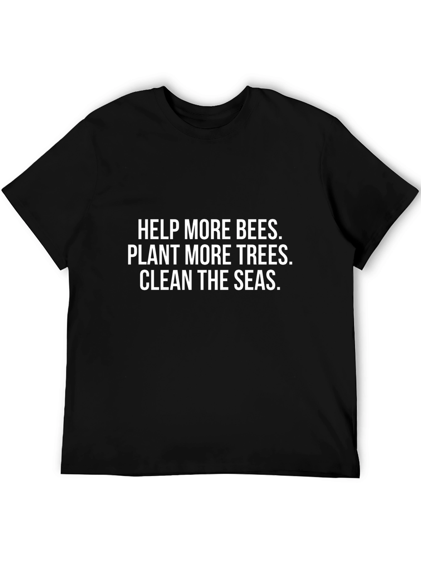 Eco-Friendly Statement T-Shirt: Help Bees Plant Trees