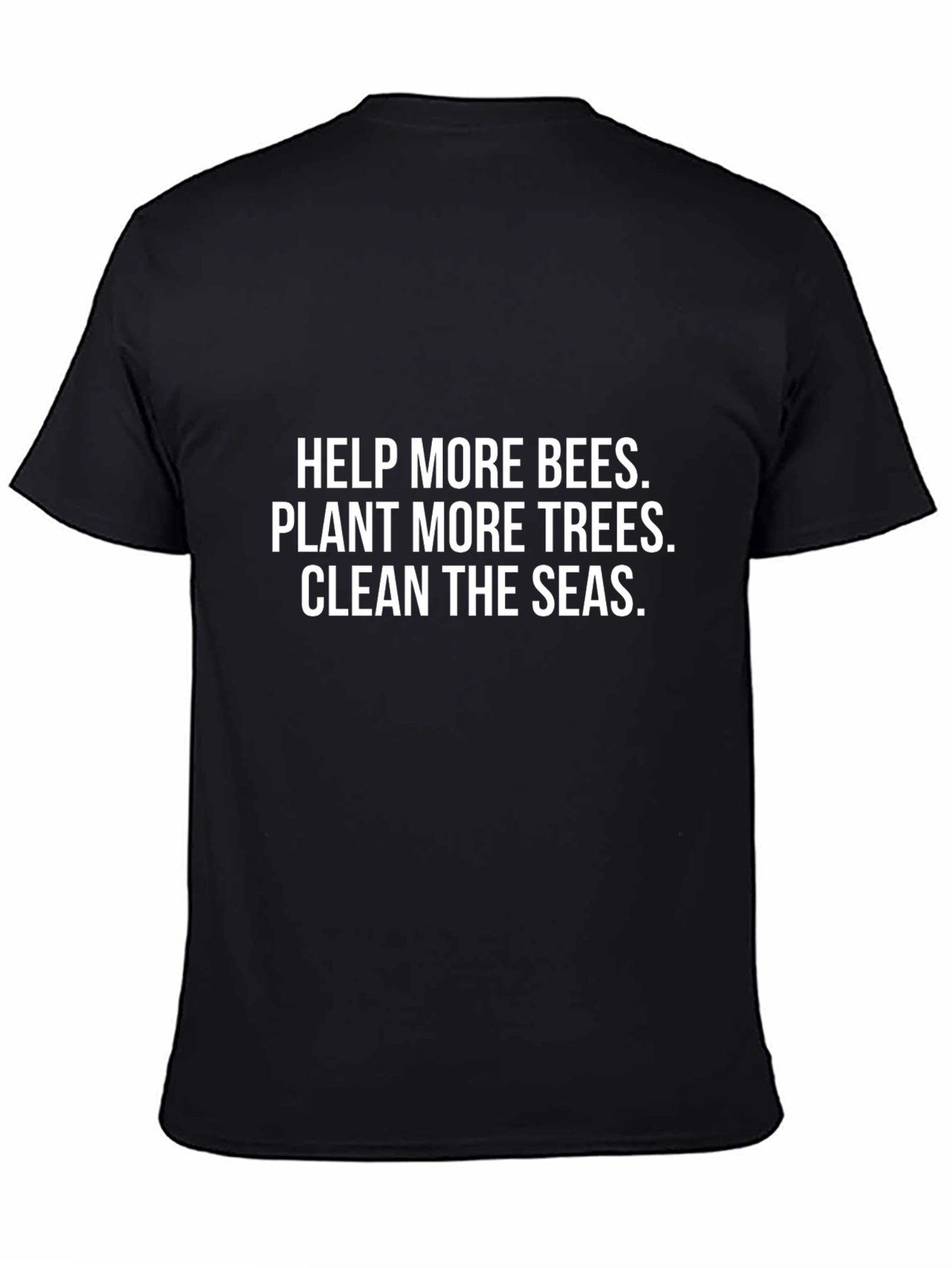 Eco-Friendly Statement T-Shirt: Help Bees Plant Trees