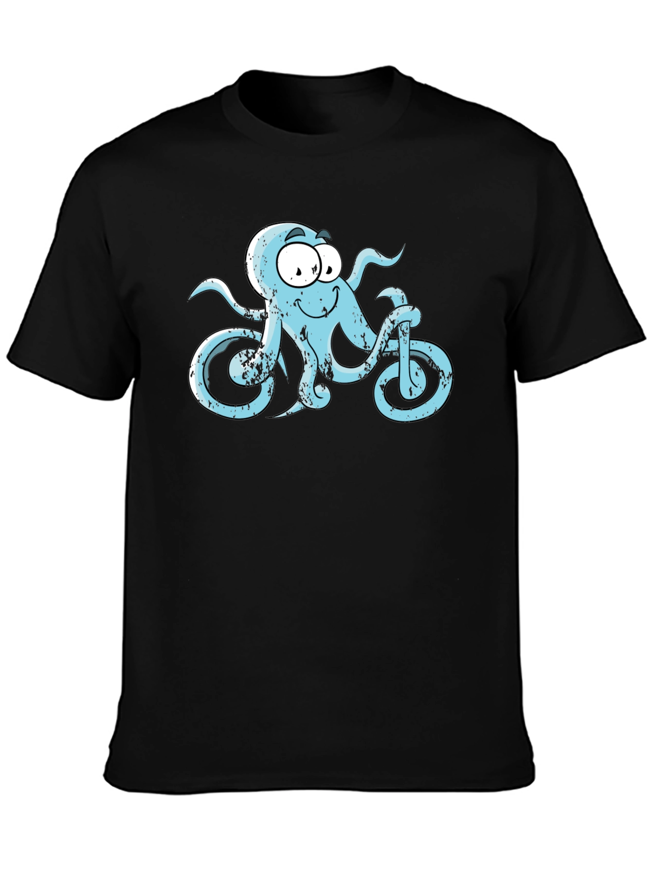 Octopus Bicycle Graphic T-Shirt