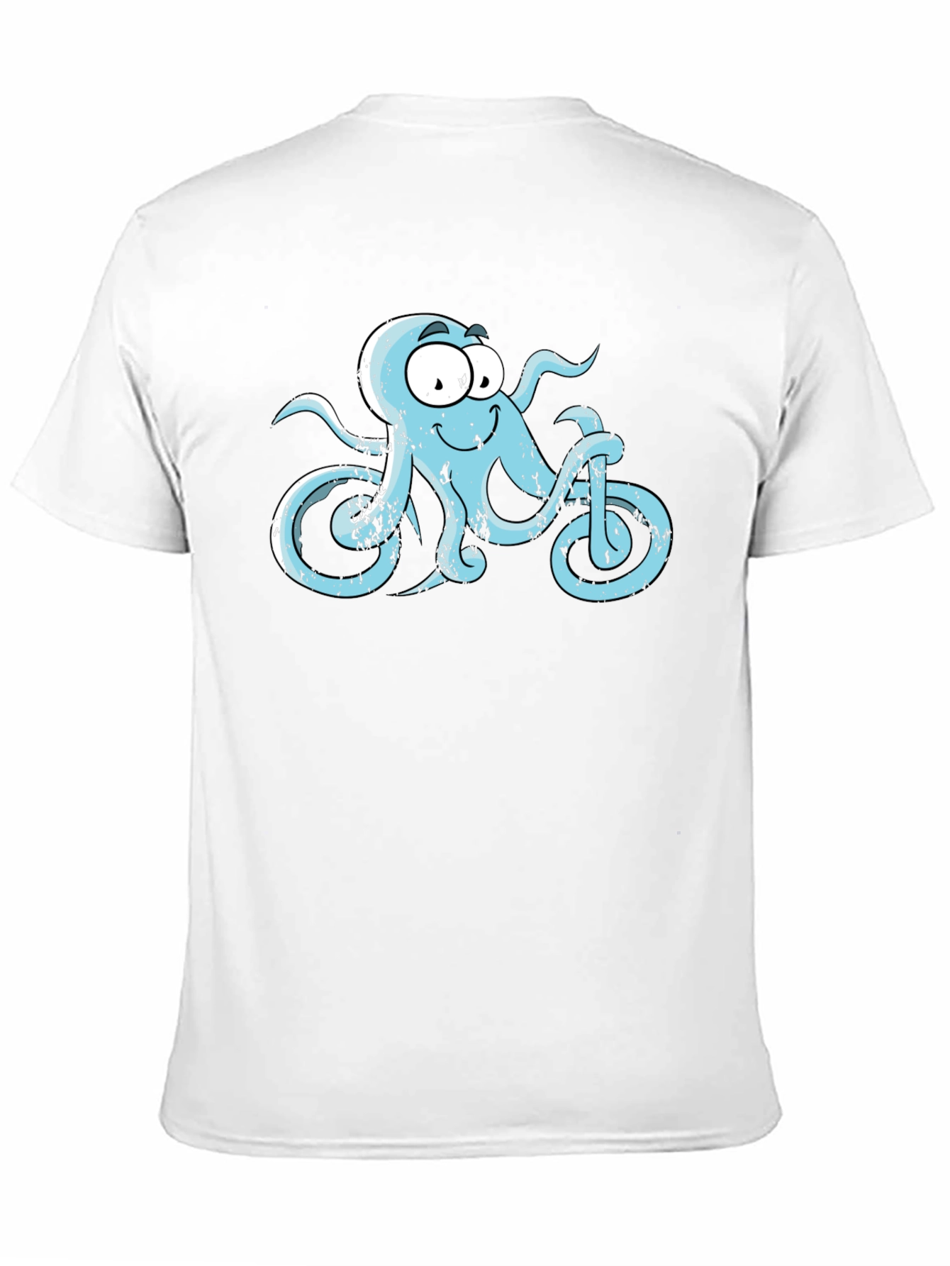 Octopus Bicycle Graphic T-Shirt