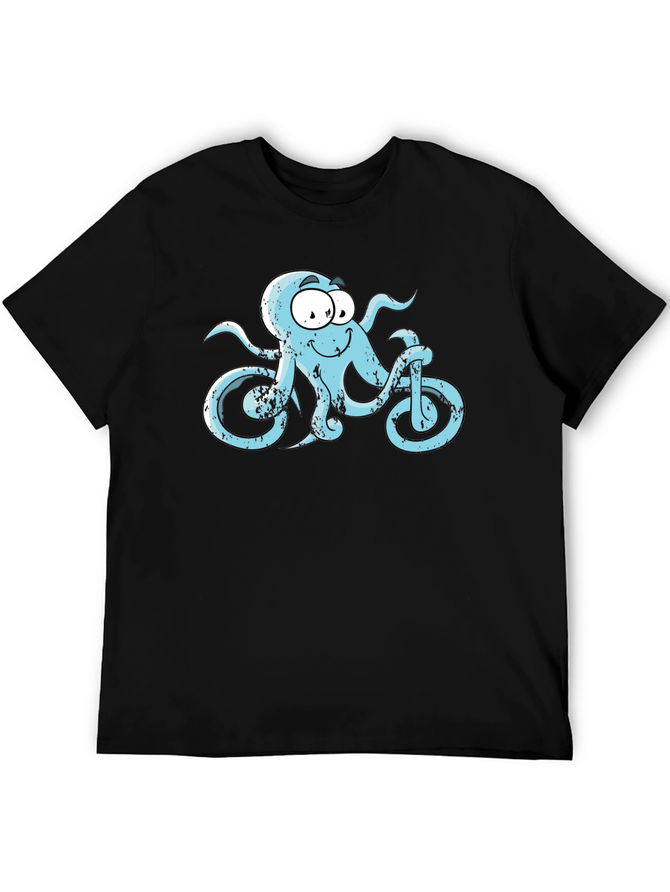 Octopus Bicycle Graphic T-Shirt