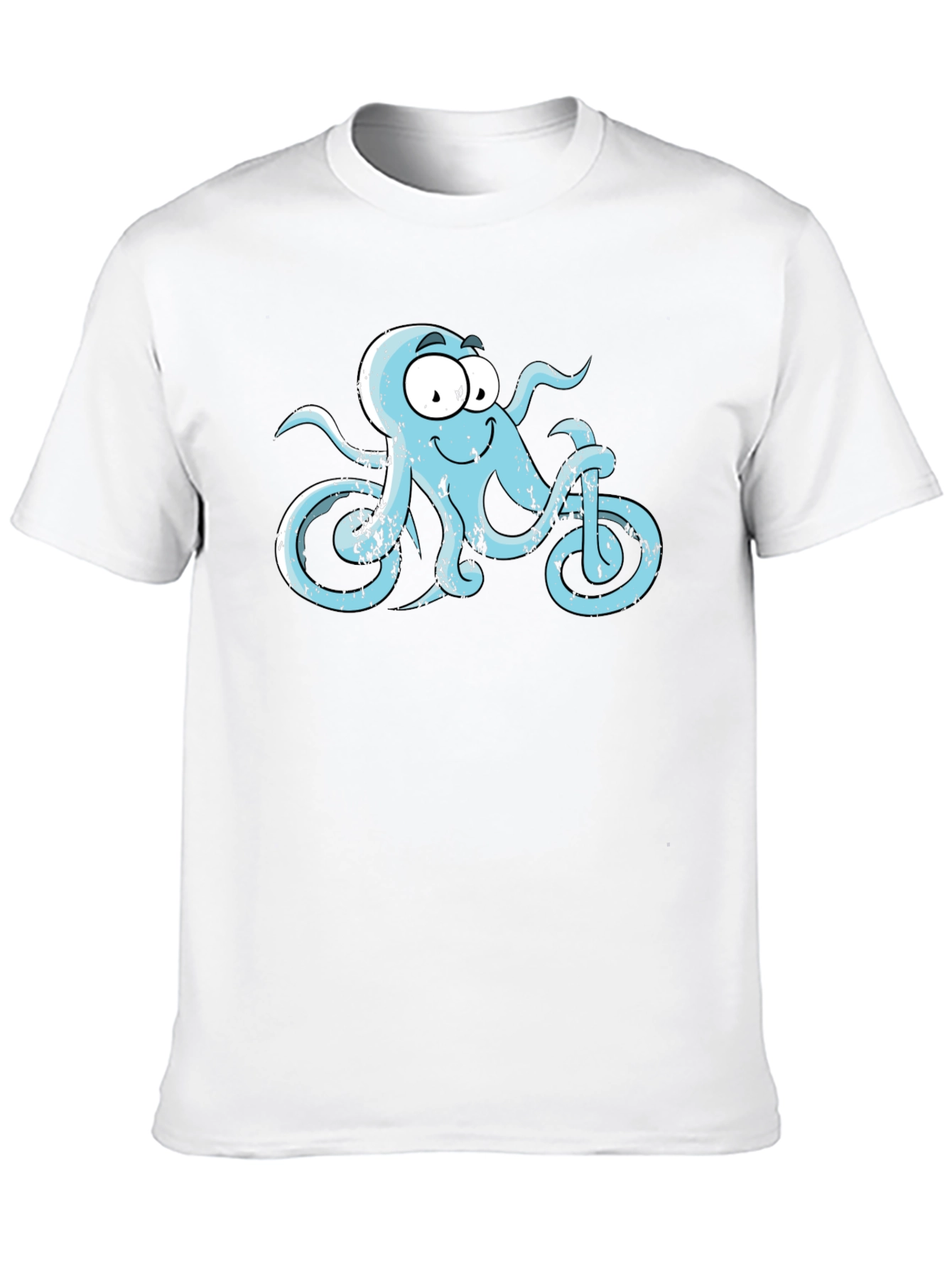 Octopus Bicycle Graphic T-Shirt