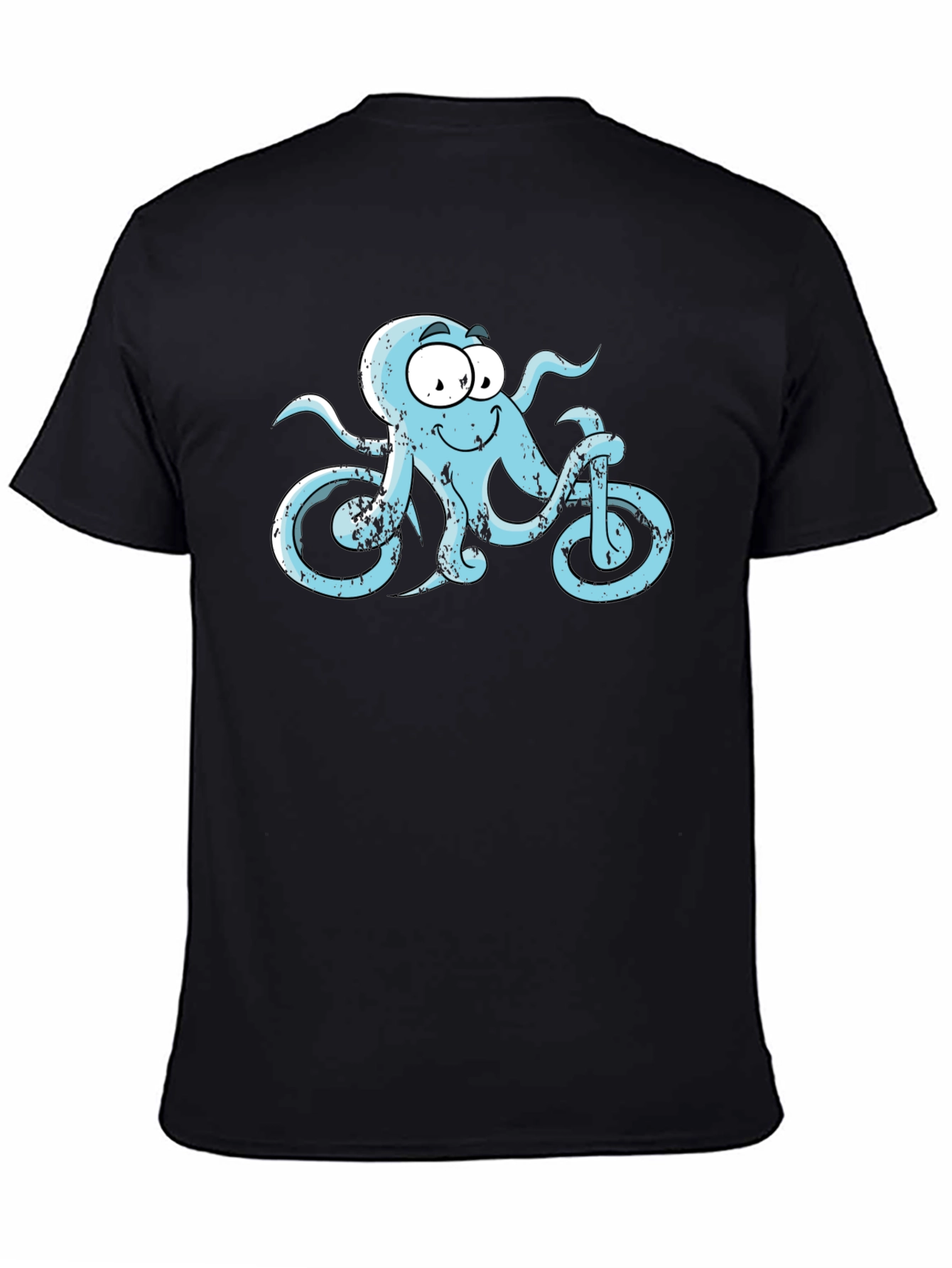 Octopus Bicycle Graphic T-Shirt
