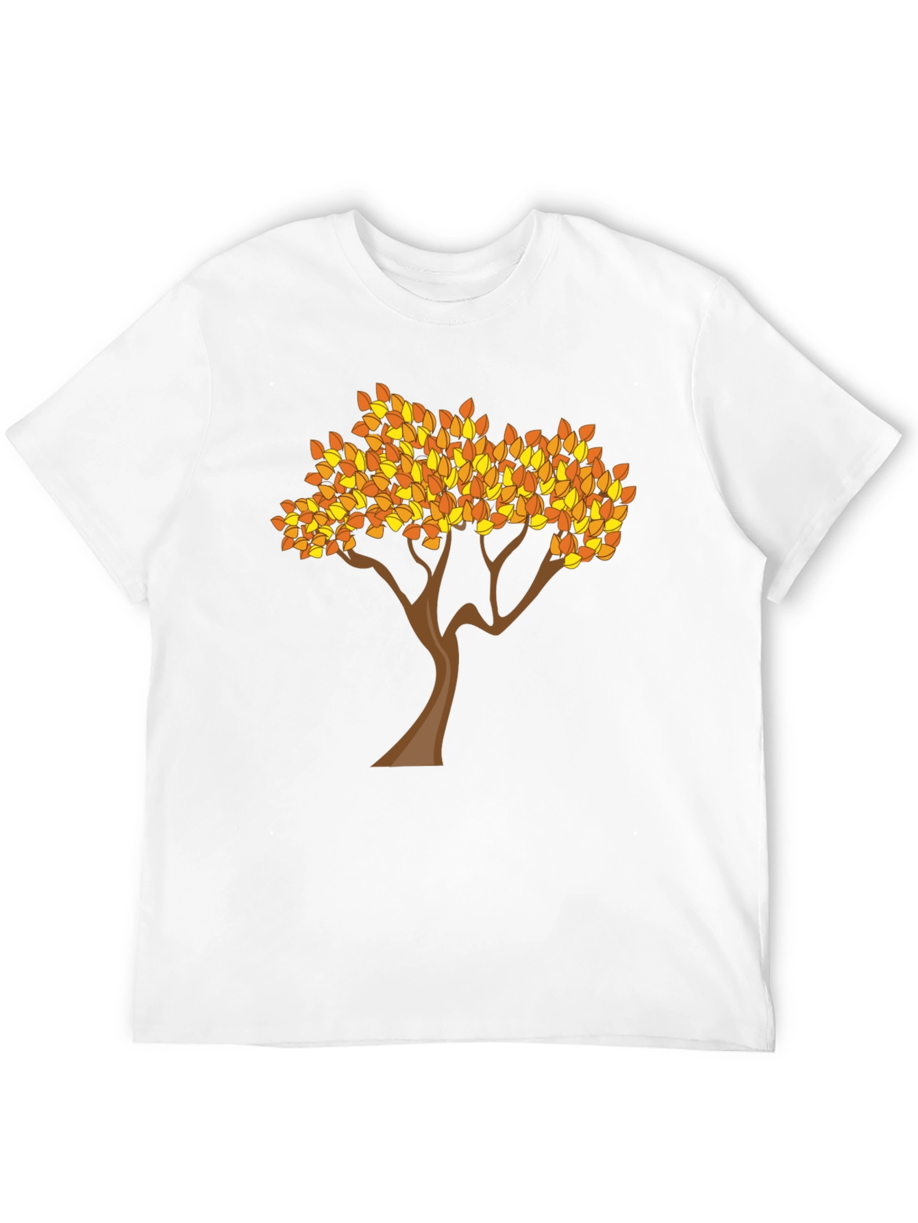 Fall Tree Graphic Tee - Stylish Black T-Shirt