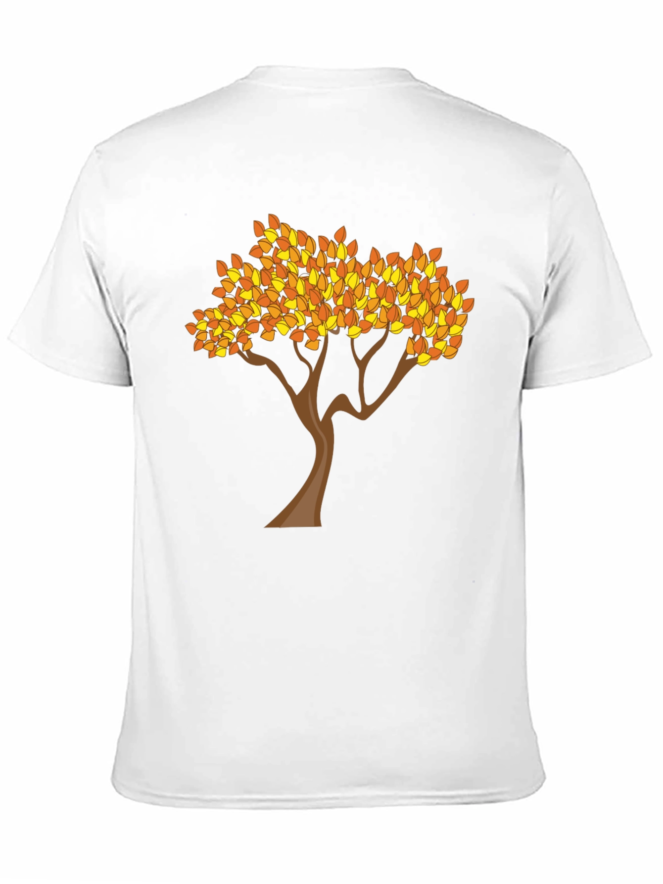 Fall Tree Graphic Tee - Stylish Black T-Shirt
