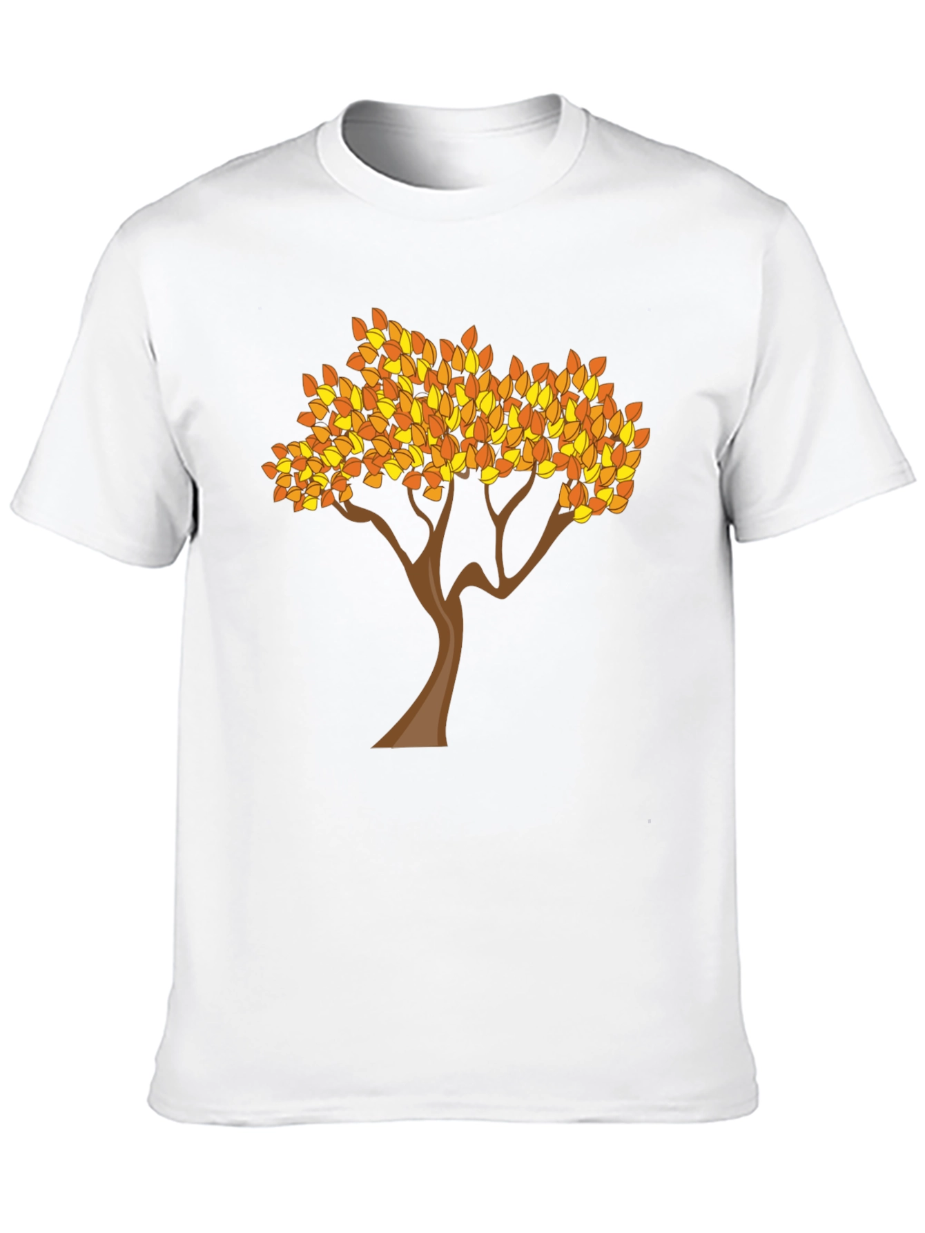 Fall Tree Graphic Tee - Stylish Black T-Shirt
