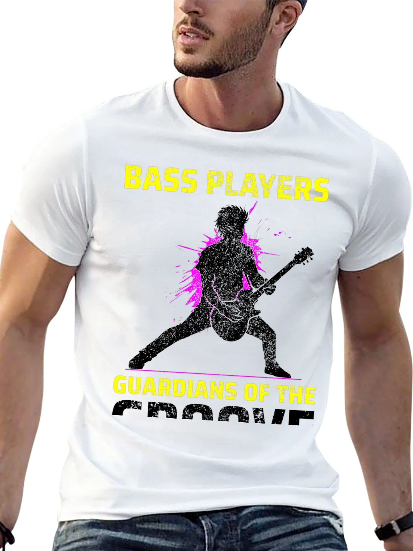 Bass Players Guardians of the Groove T-Shirt