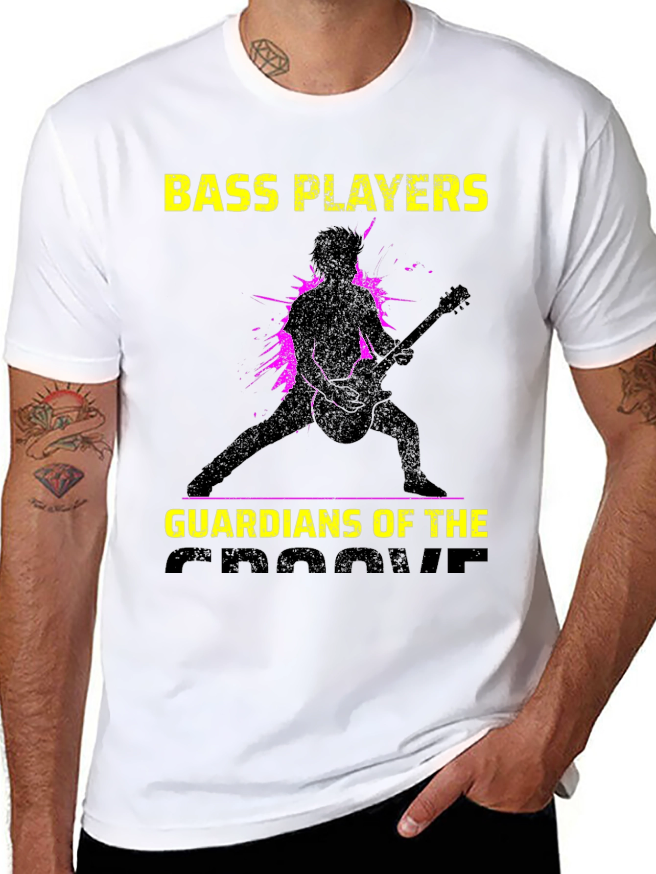Bass Players Guardians of the Groove T-Shirt