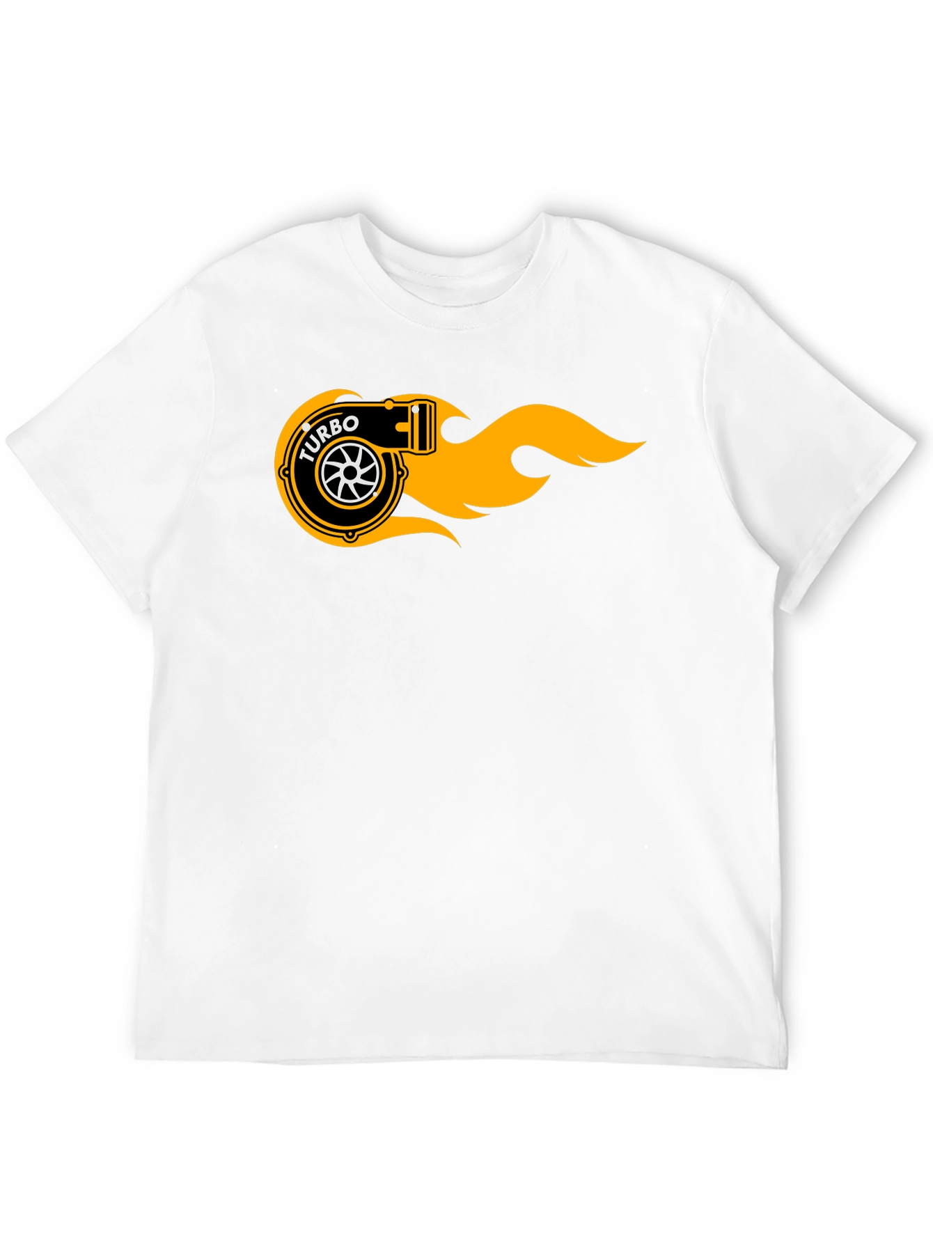 Turbo Flame Graphic Black T-Shirt
