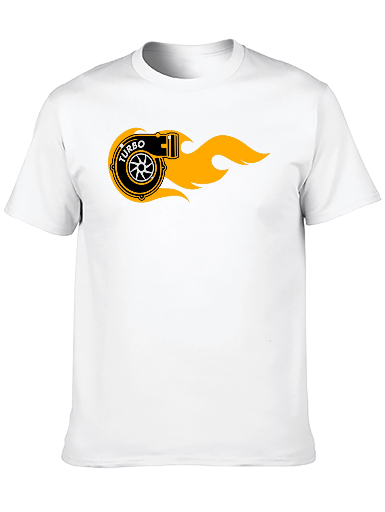 Turbo Flame Graphic Black T-Shirt