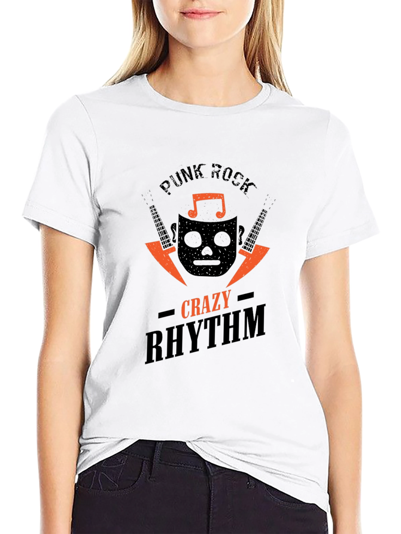 Punk Rock Crazy Rhythm Graphic Tee