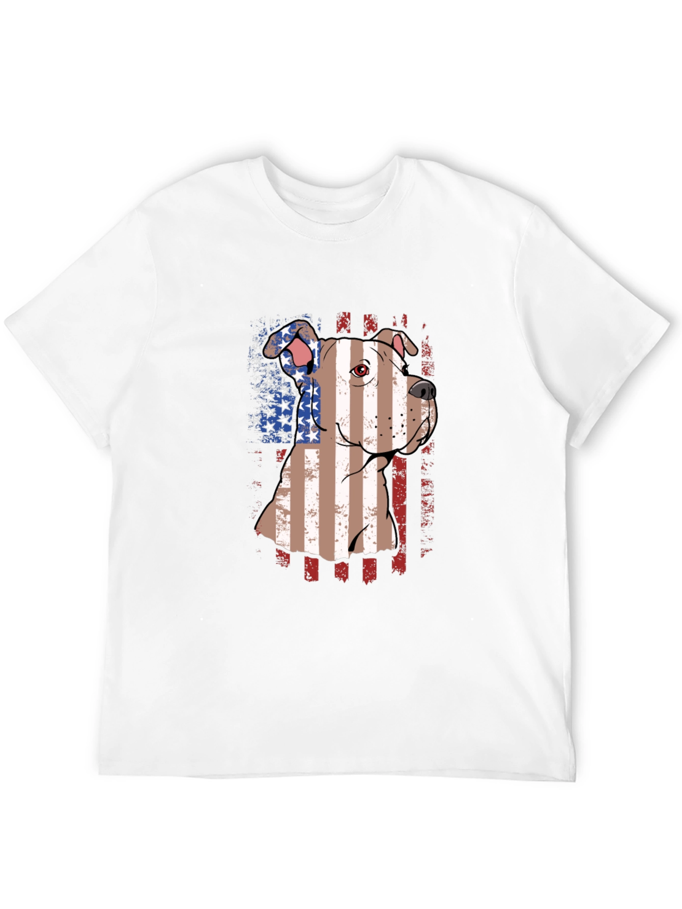 American Pit Bull Dog Patriotic T-Shirt