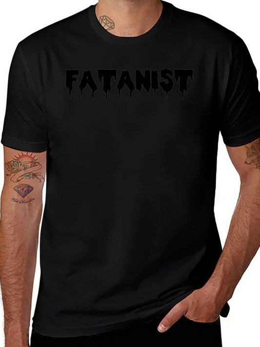FATANIST Graphic T-Shirt - Black