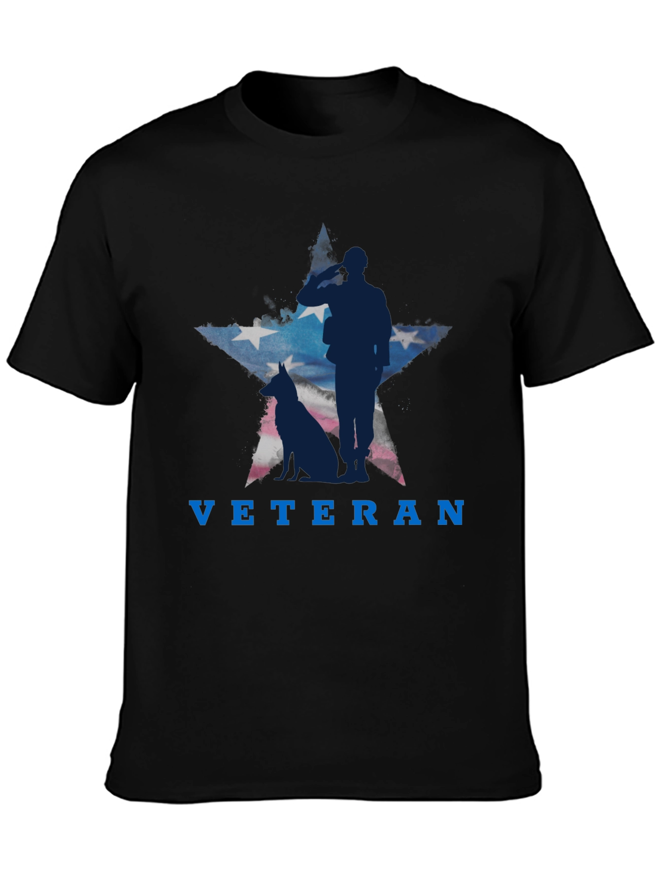 Veteran Tribute T-Shirt - Patriotic Design