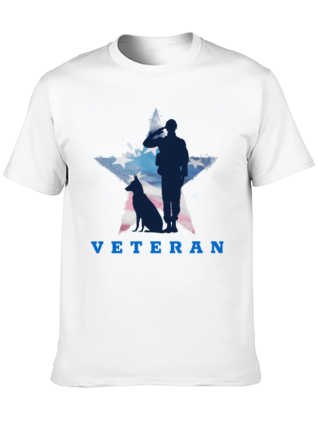 Veteran Tribute T-Shirt - Patriotic Design