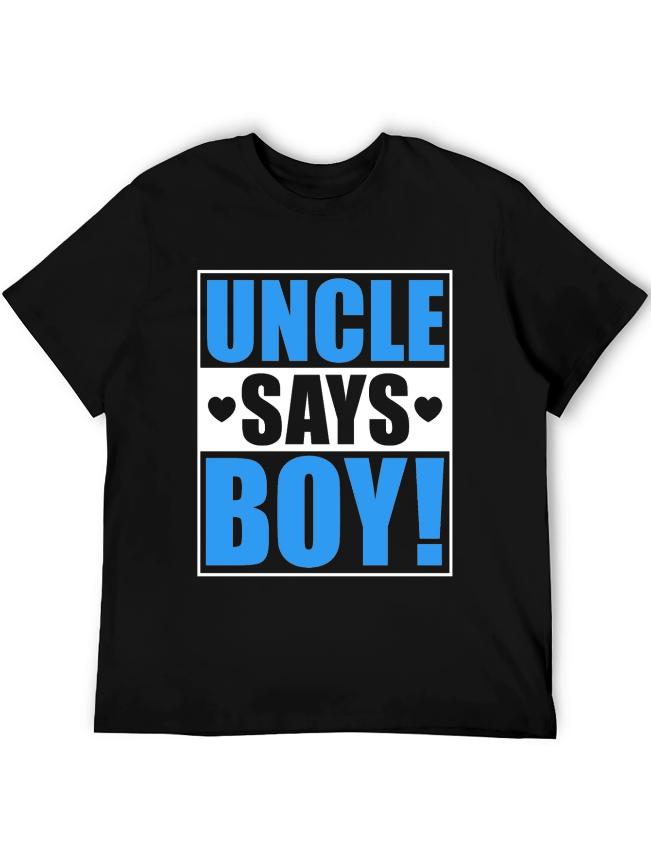 Uncle Says Boy T-Shirt - Baby Reveal Tee