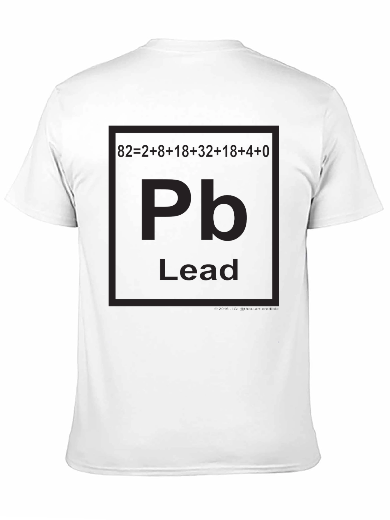 Lead Element Periodic Table T-Shirt