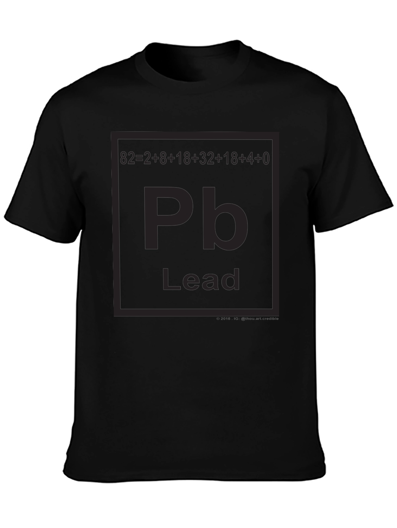 Lead Element Periodic Table T-Shirt
