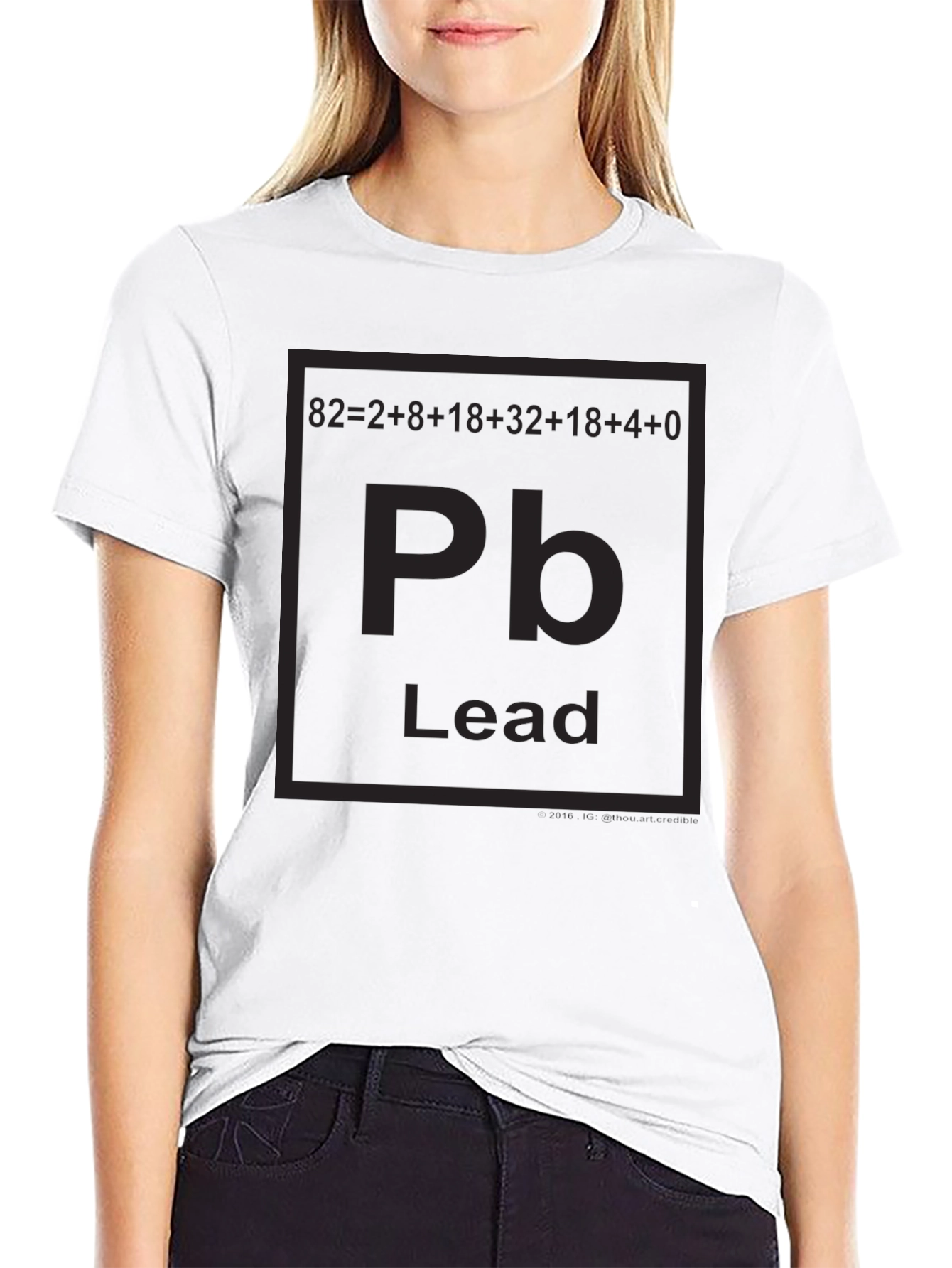 Lead Element Periodic Table T-Shirt