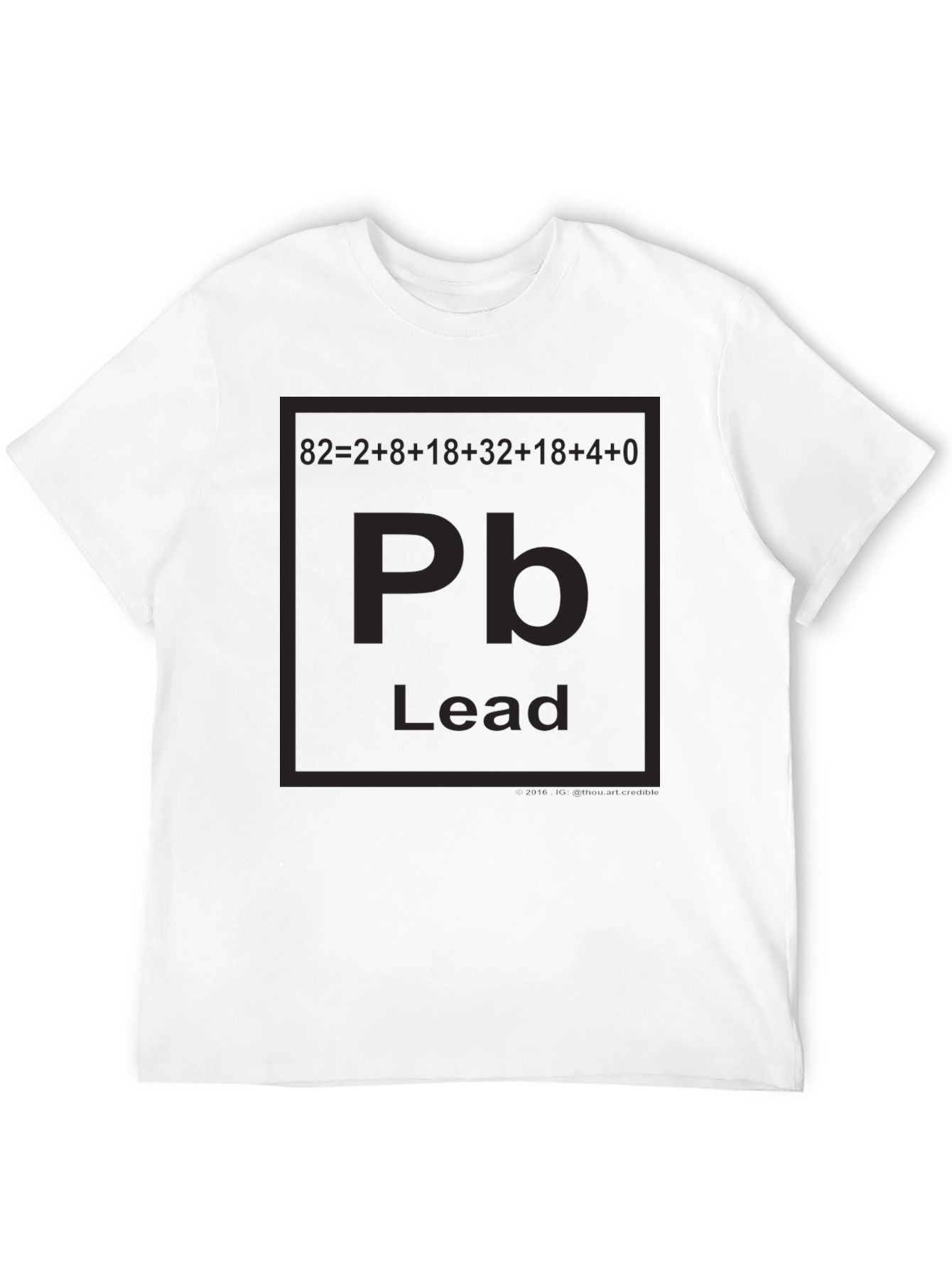 Lead Element Periodic Table T-Shirt