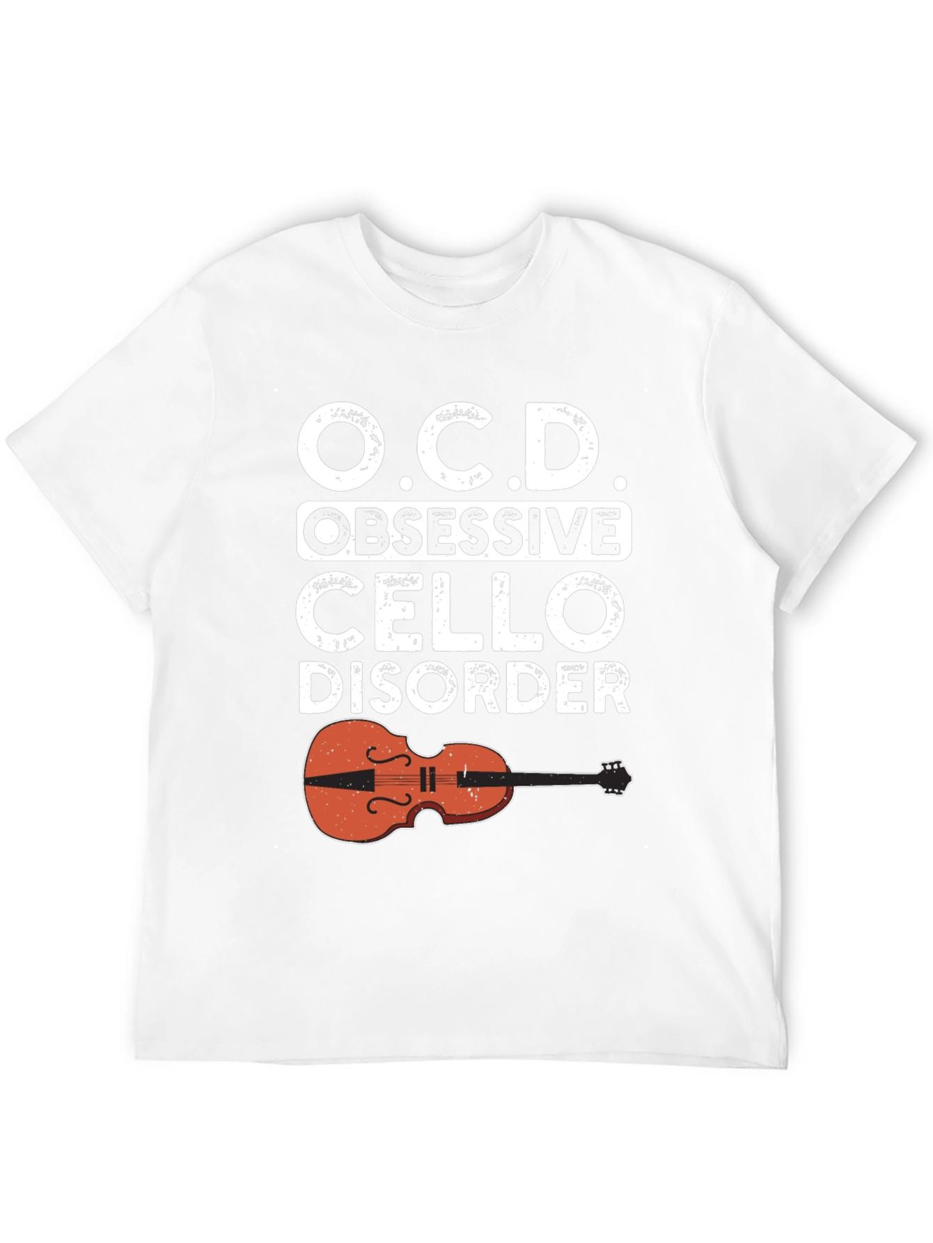 Obsessive Cello Disorder T-Shirt - Music Lover Tee