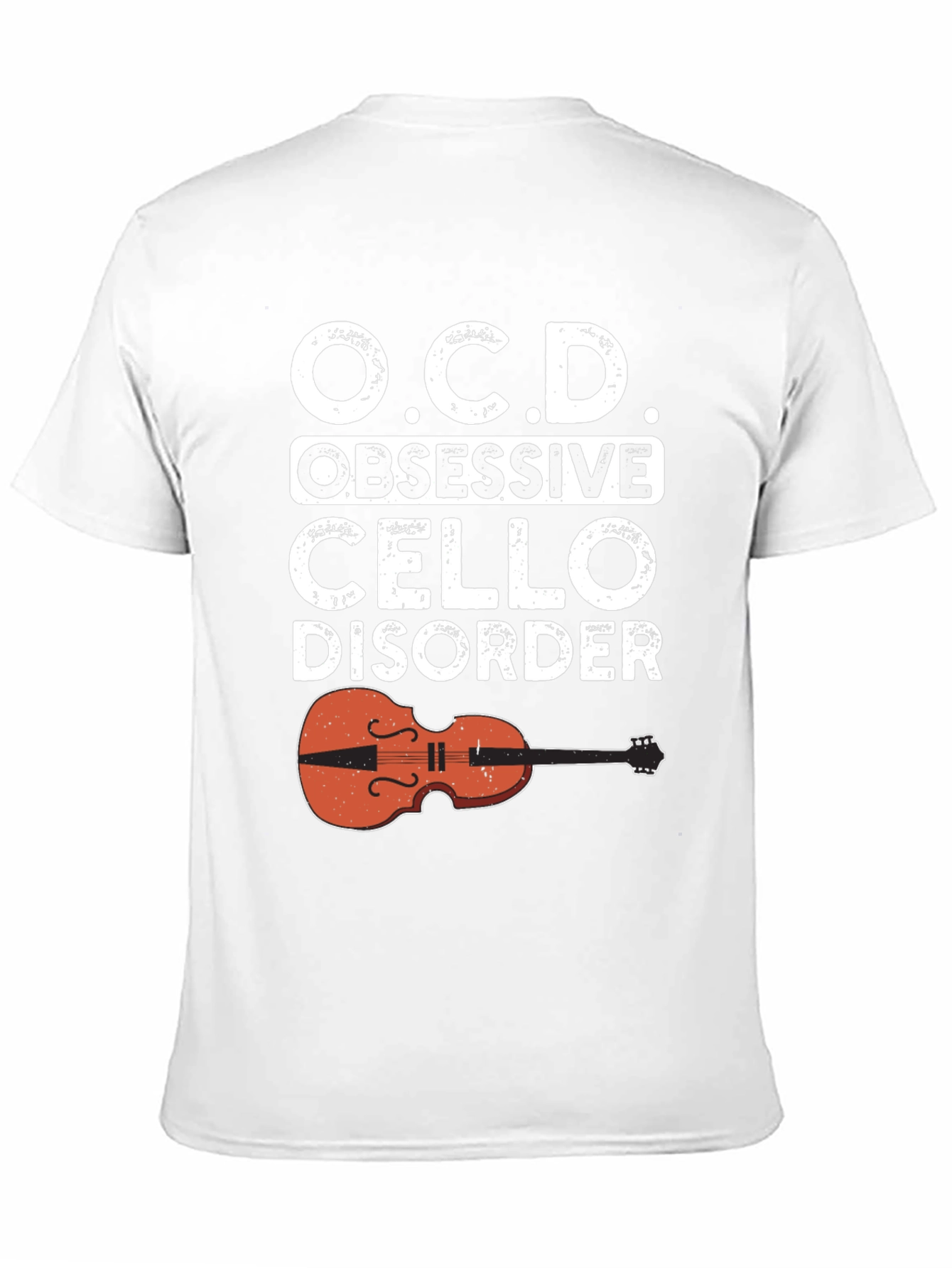 Obsessive Cello Disorder T-Shirt - Music Lover Tee