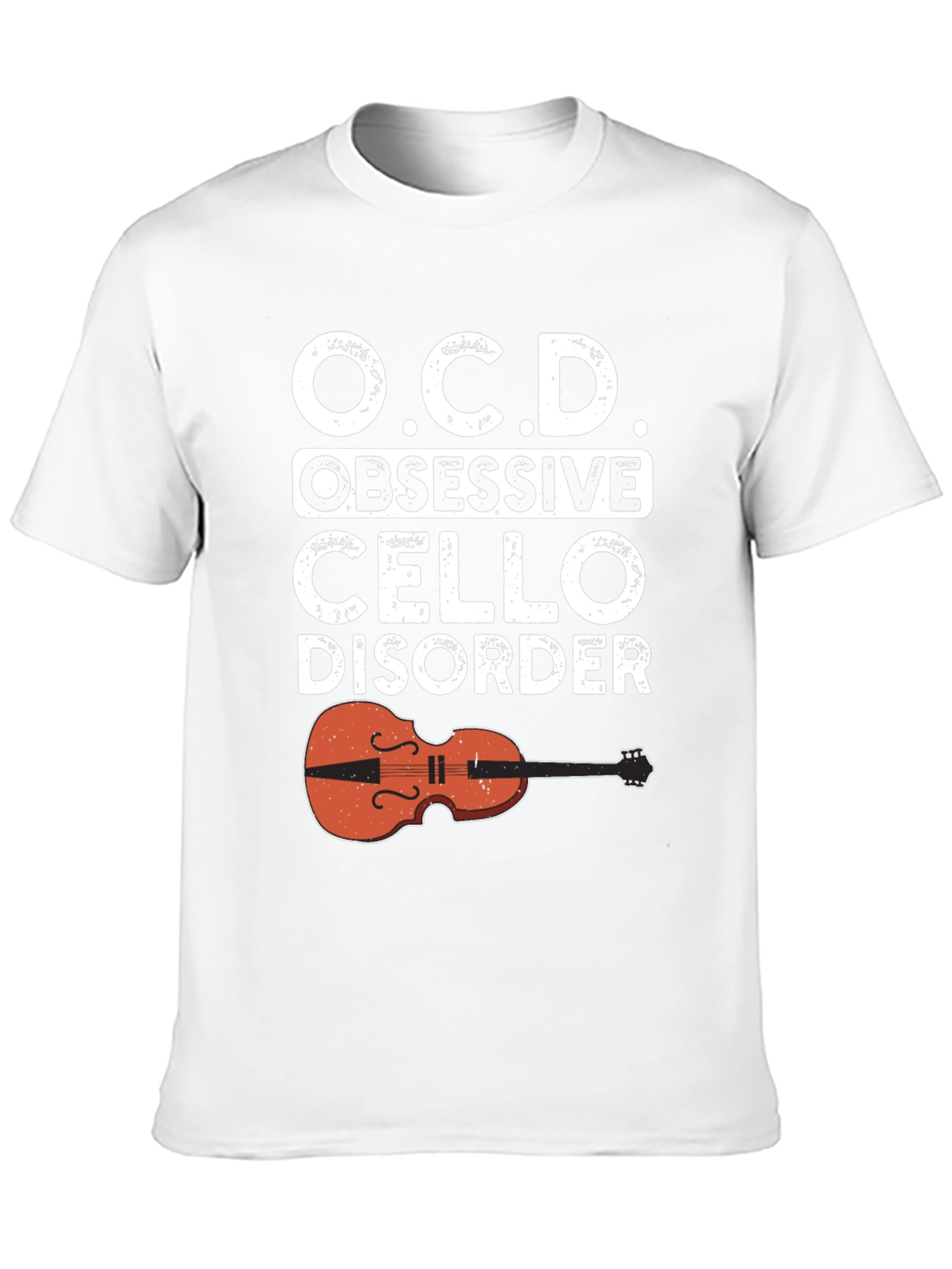 Obsessive Cello Disorder T-Shirt - Music Lover Tee