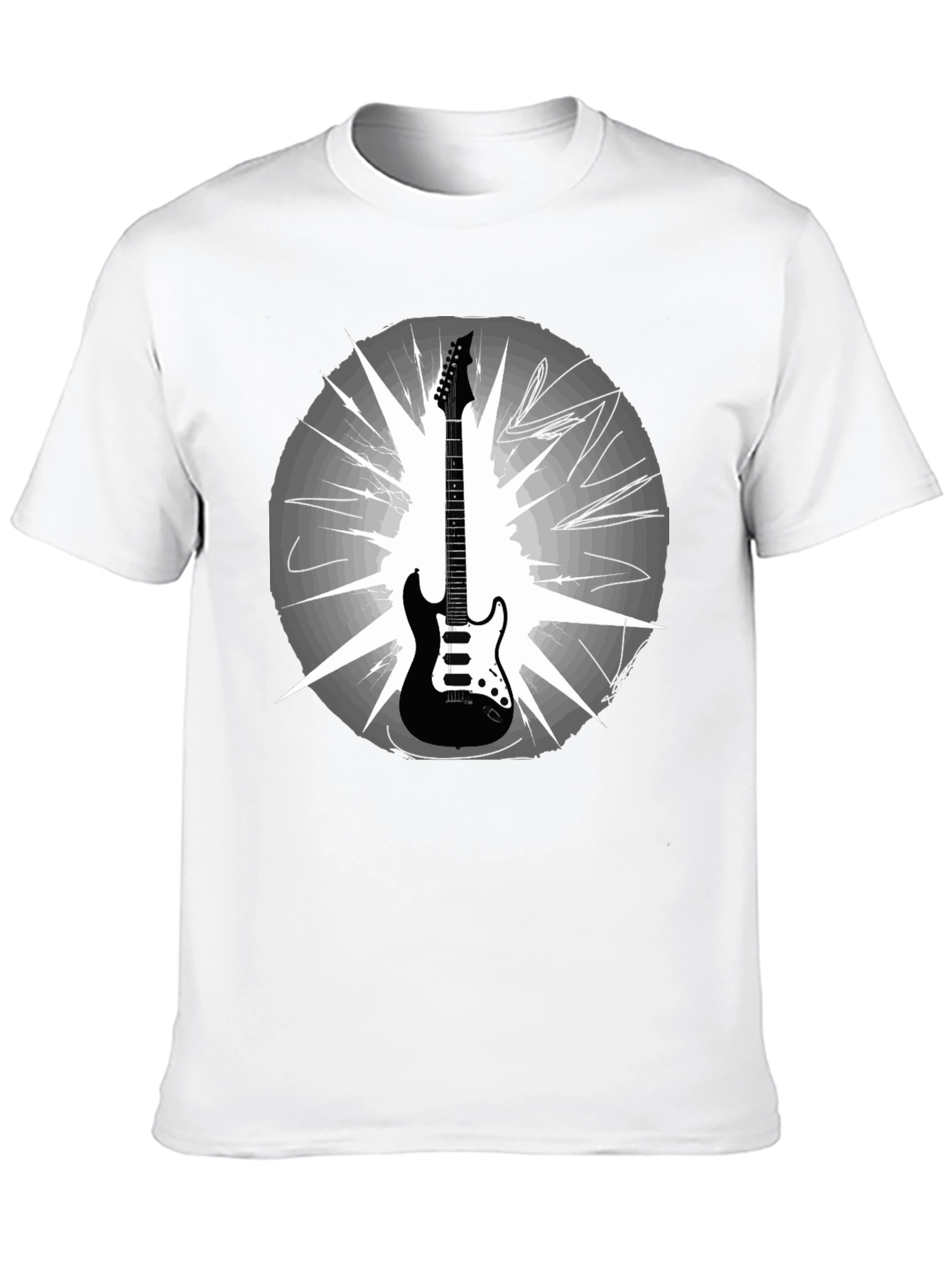 Electric Guitar Graphic T-Shirt - Music Lover Tee
