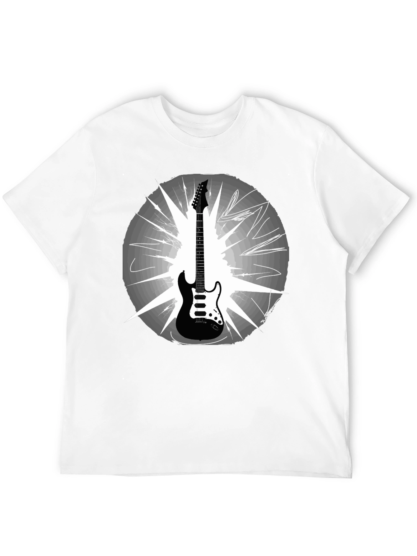 Electric Guitar Graphic T-Shirt - Music Lover Tee
