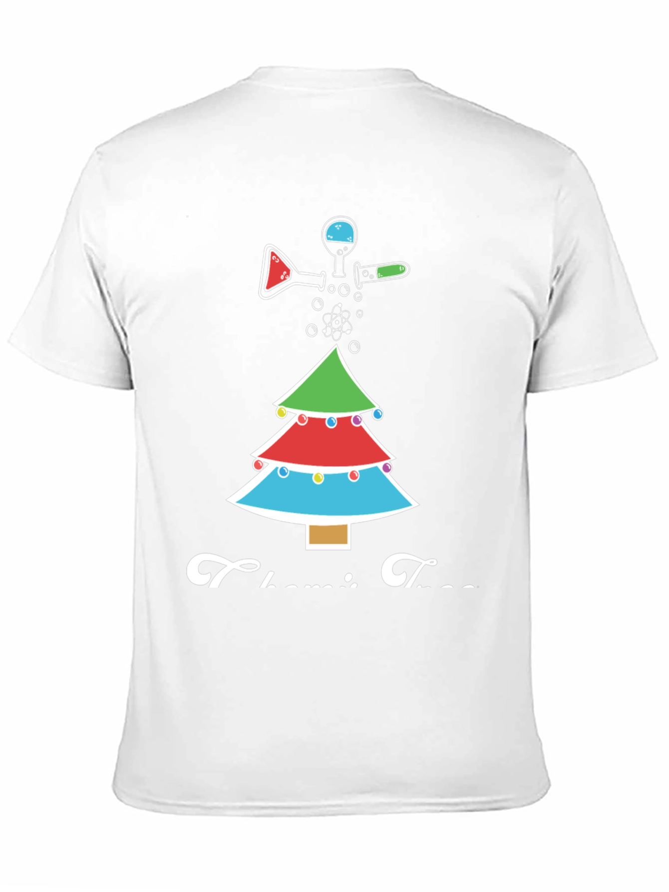 Chemistry Tree Graphic Tee - Science Christmas T-Shirt