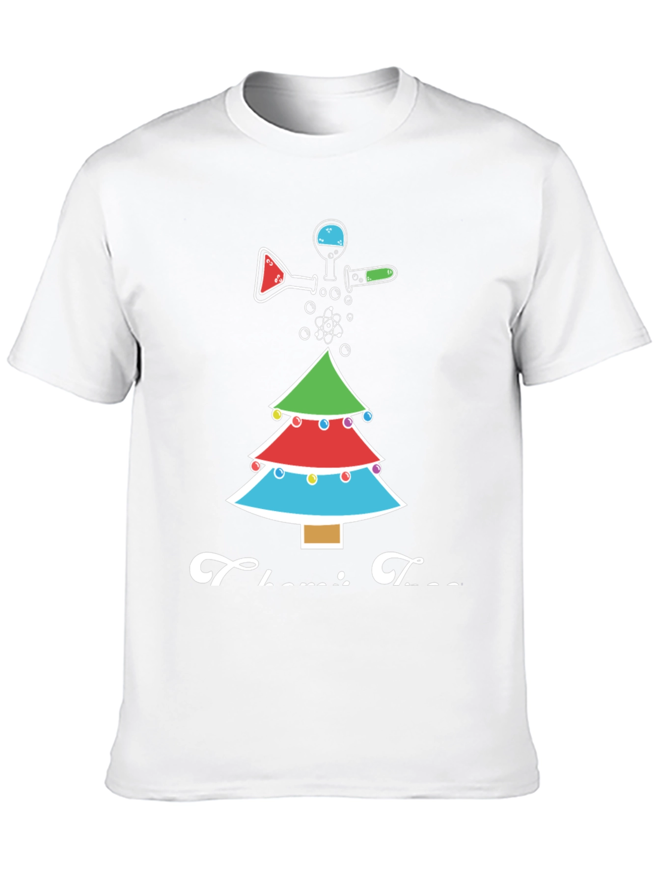 Chemistry Tree Graphic Tee - Science Christmas T-Shirt