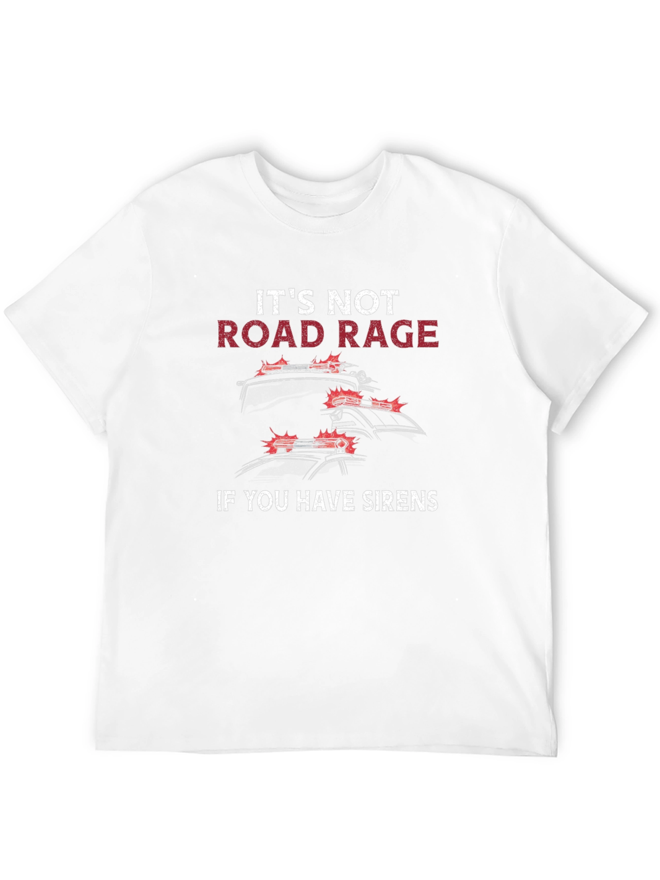 Road Rage Sirens Graphic Tee - Black