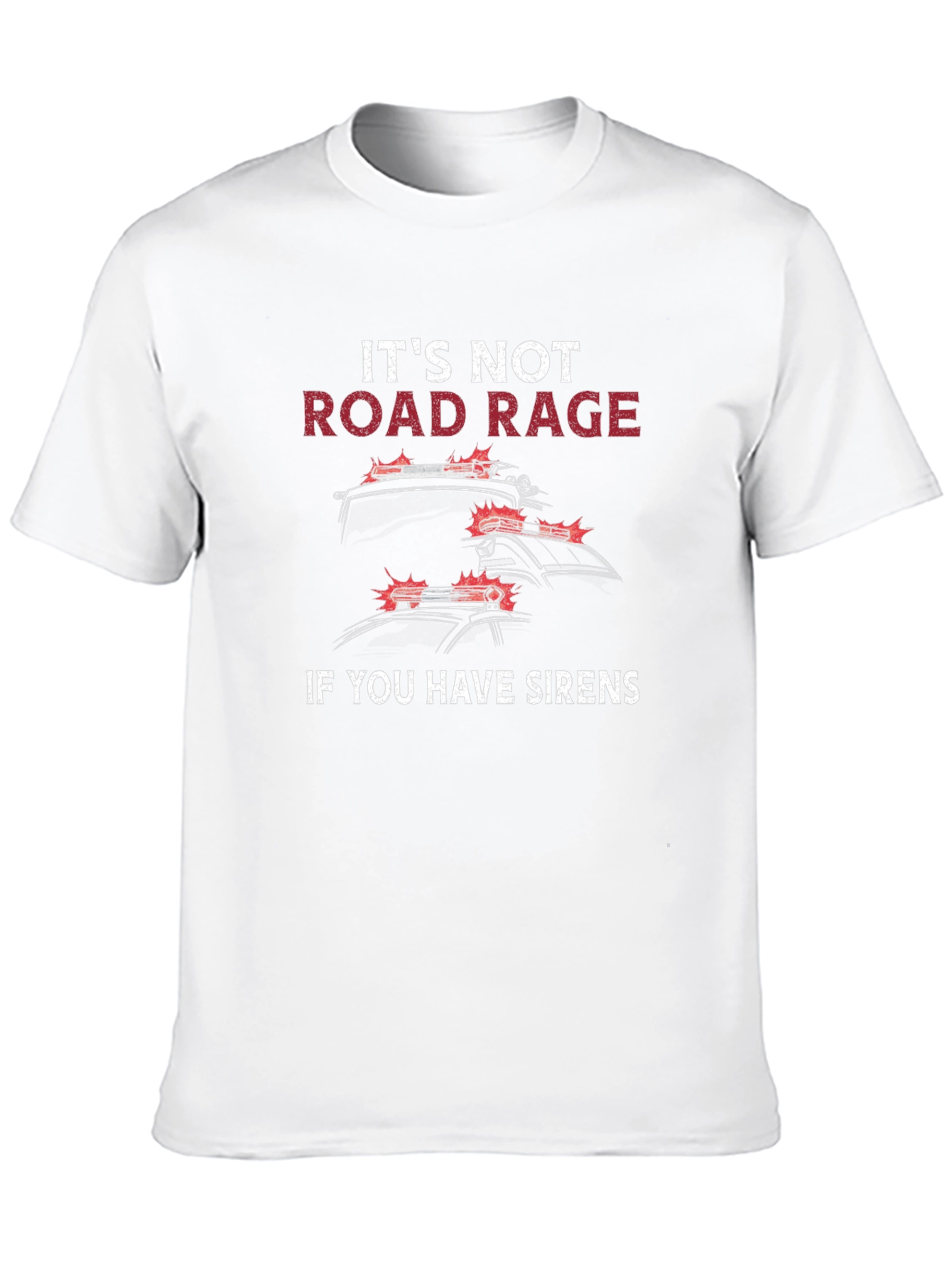 Road Rage Sirens Graphic Tee - Black