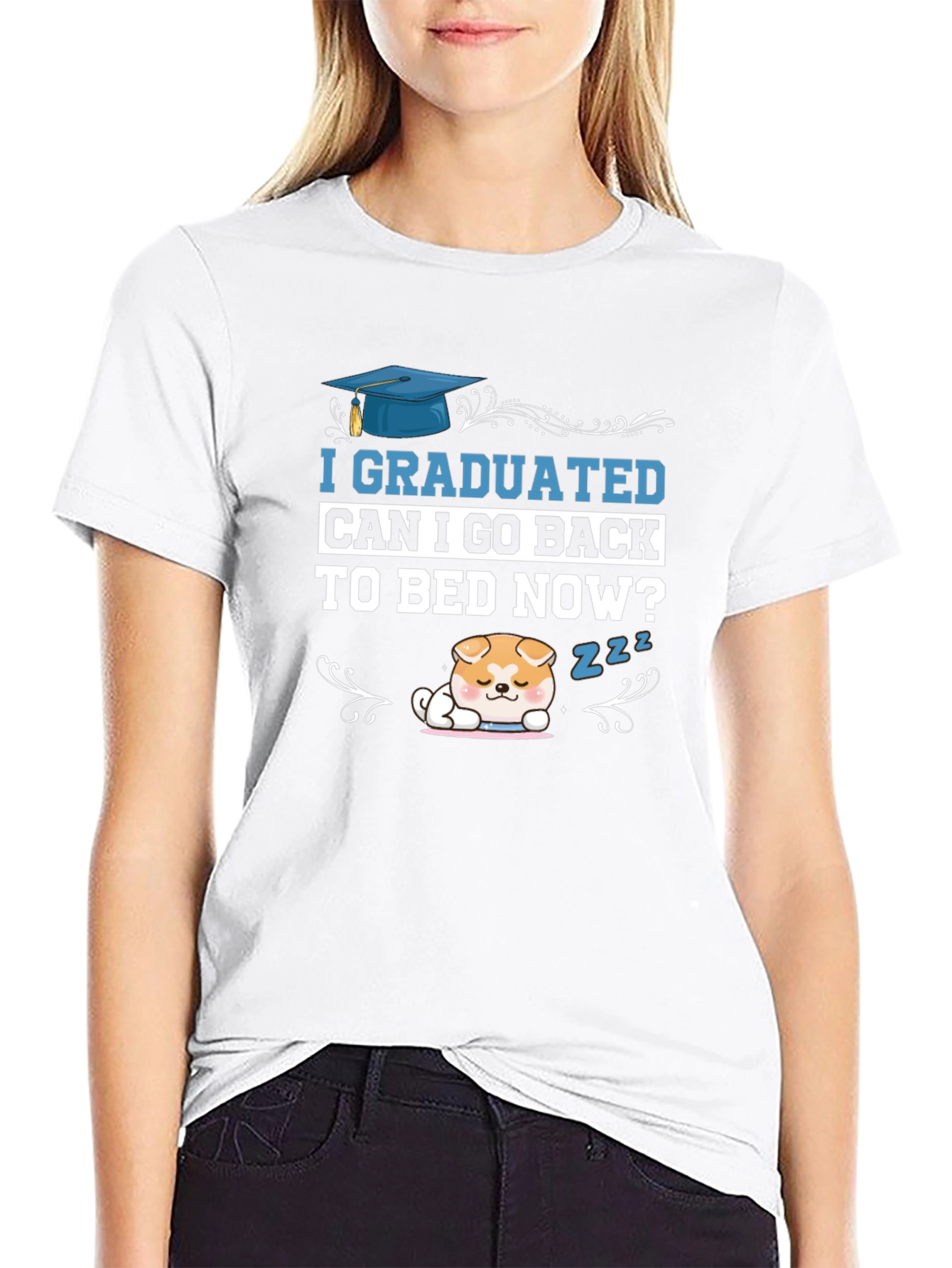 Graduated Can I Go Back To Bed T-Shirt