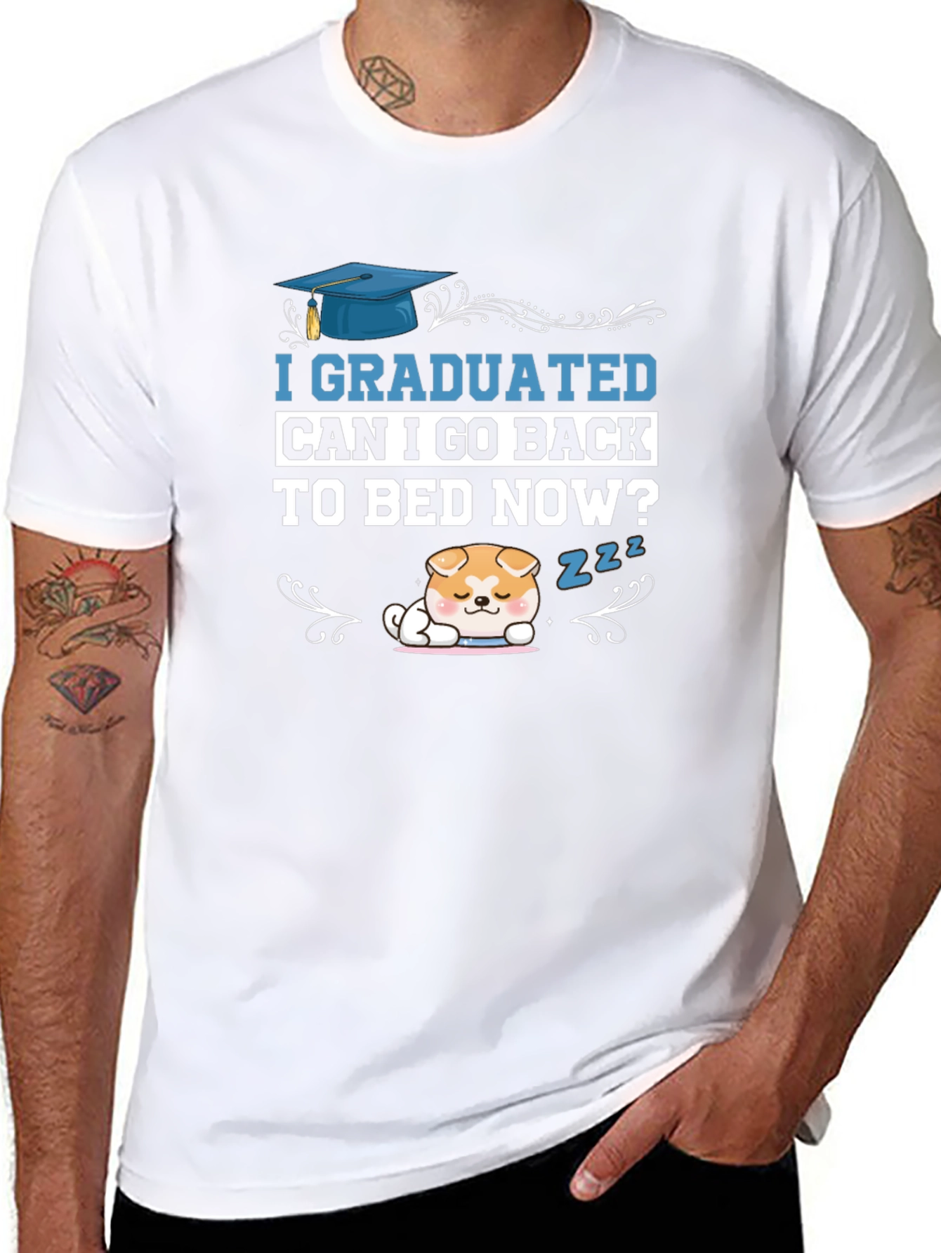 Graduated Can I Go Back To Bed T-Shirt