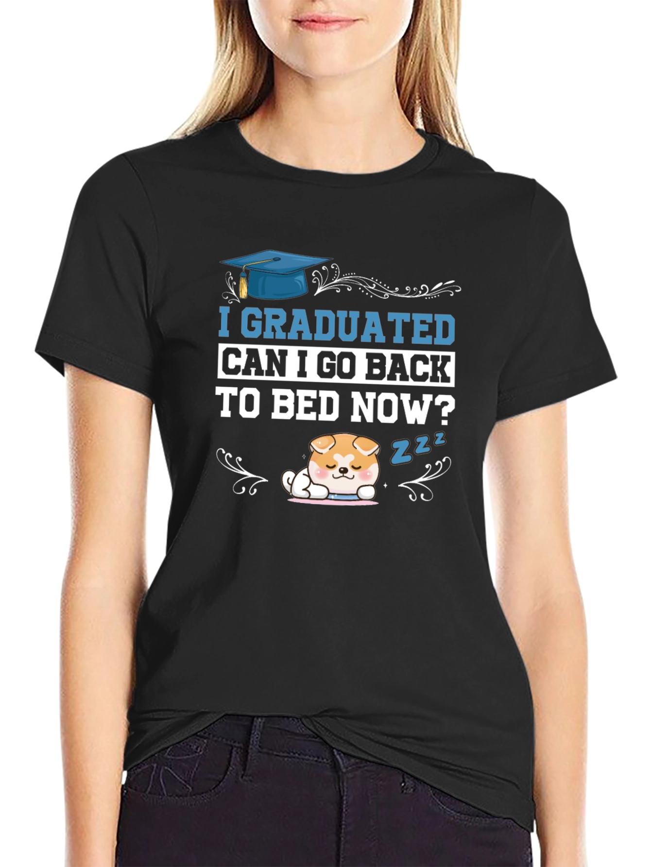 Graduated Can I Go Back To Bed T-Shirt